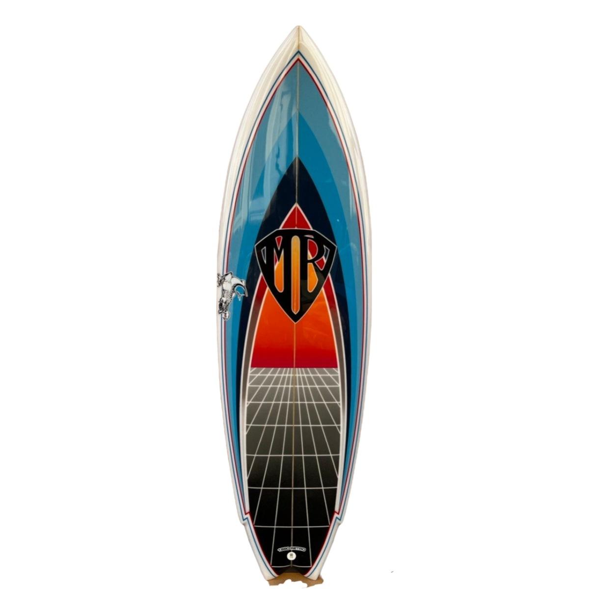 Tavola da surf MR Retro Twin 2FCS2 5.8 color polish