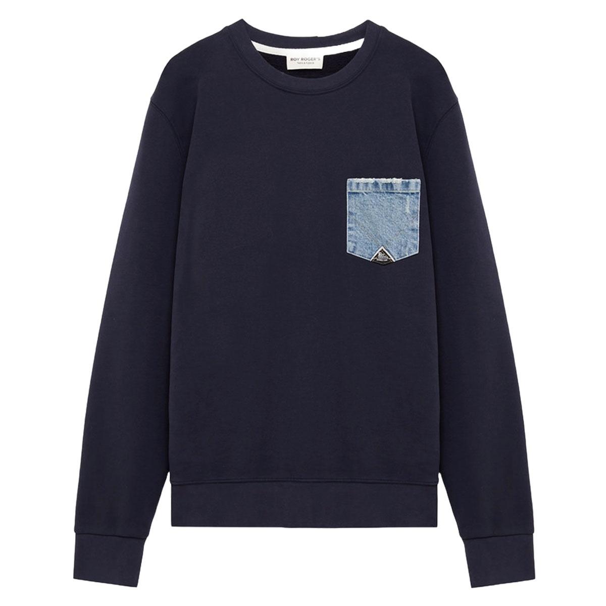 Felpa Uomo CREW NECK POCKET Roy Rogers