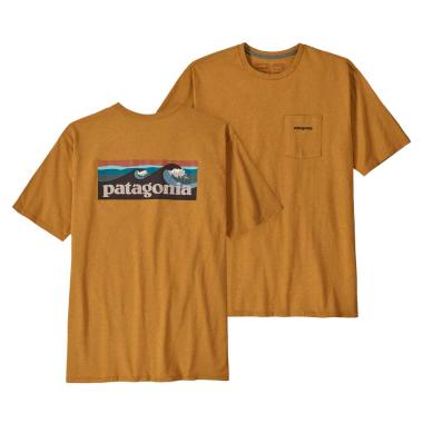 T-shirt Uomo Boardshort Logo Pocket Responsibili-Tee Patagonia