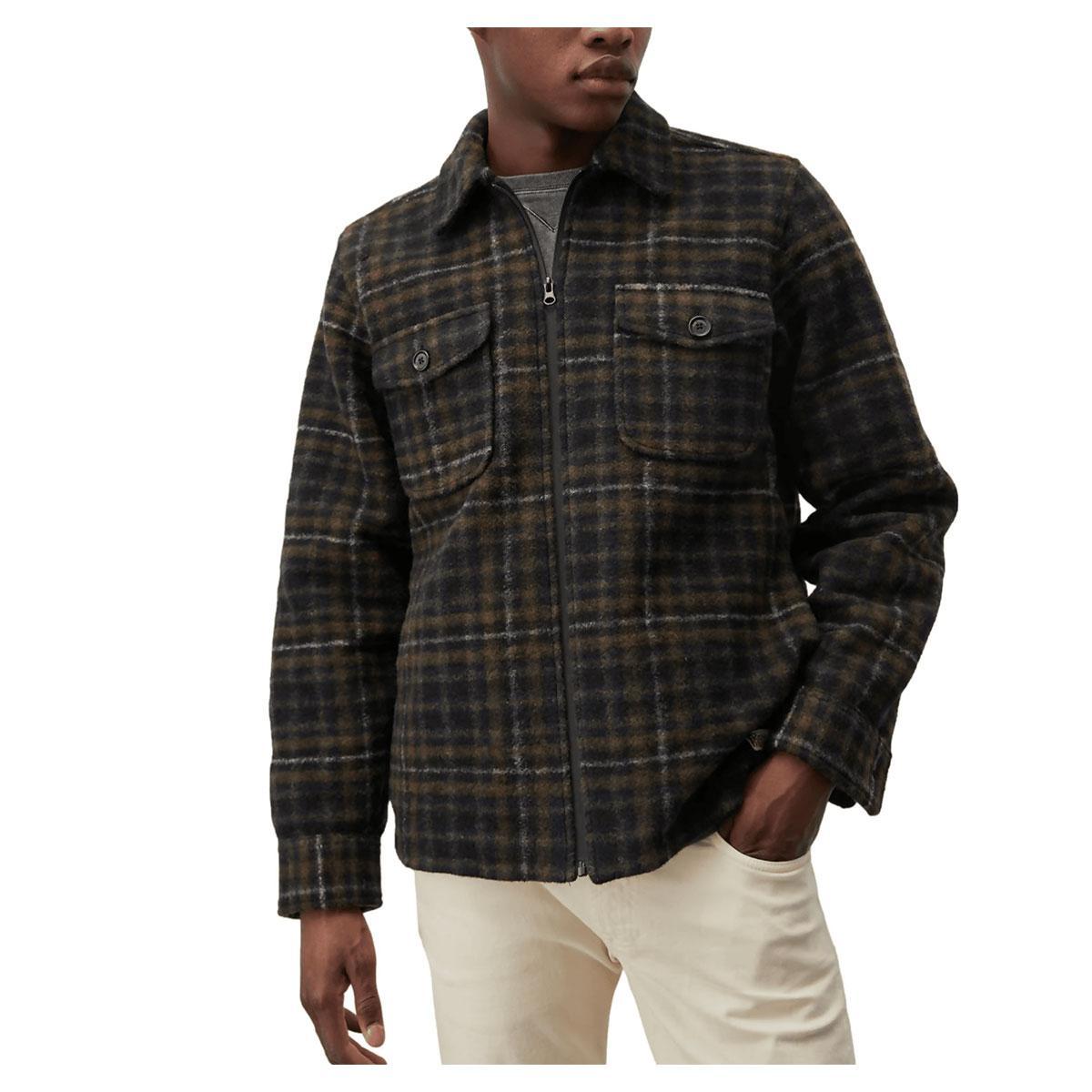 Camicia Uomo Lana OVER SHIRT WOOL CHECK Roy Rogers