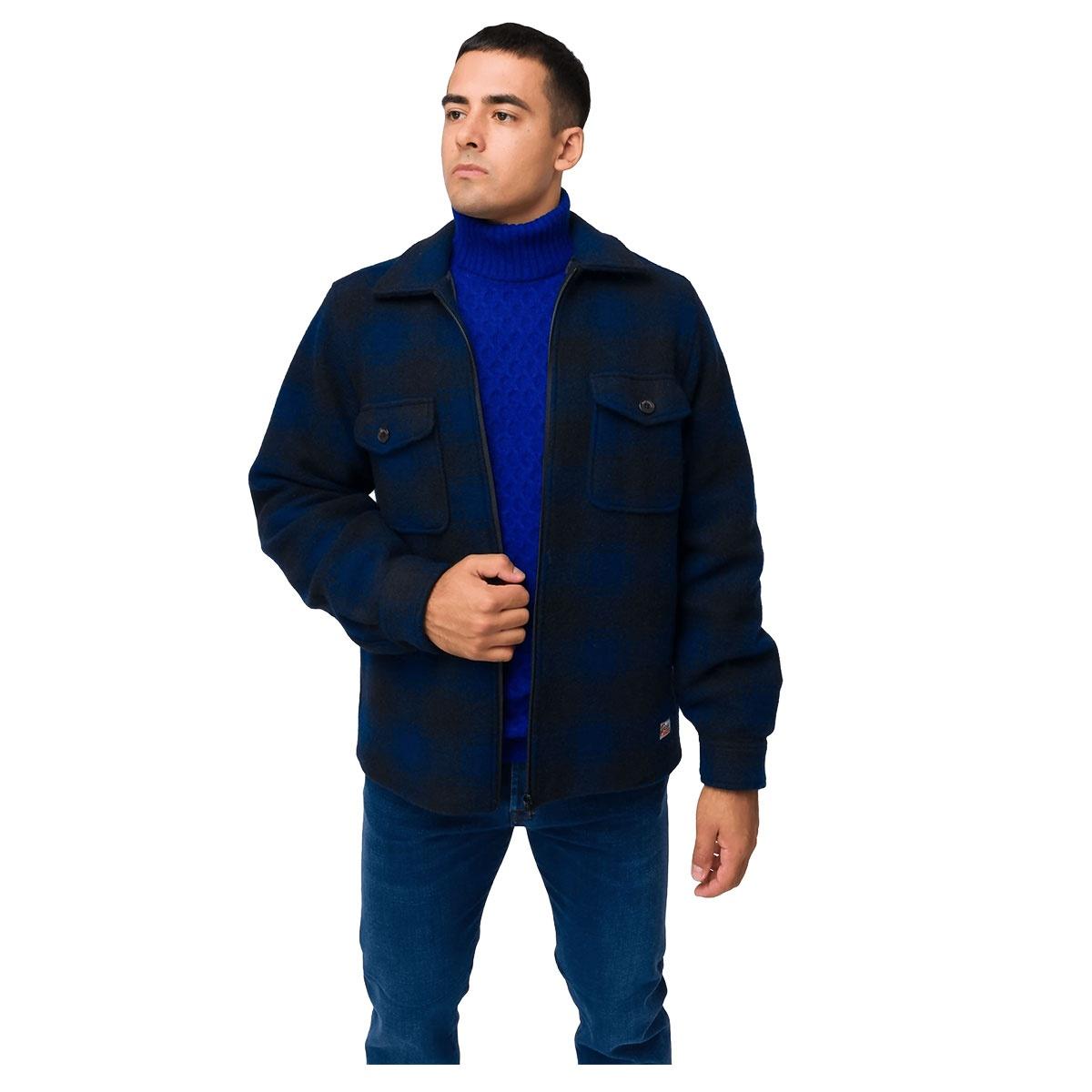Camicia Uomo Lana OVER SHIRT WOOL CHECK Roy Rogers