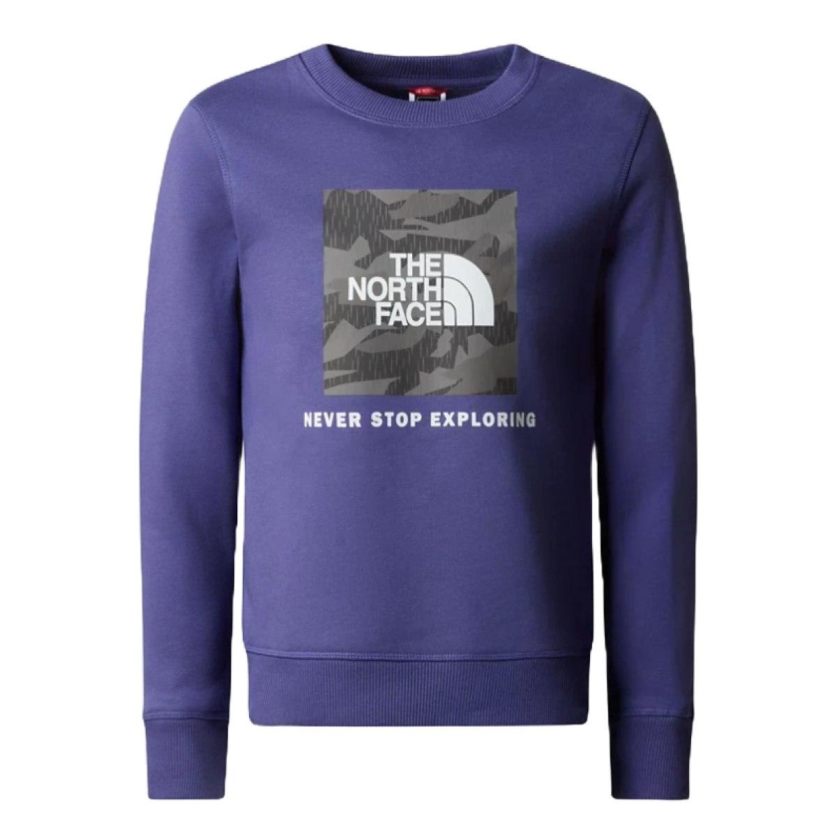Felpa redbox ragazzi the north face