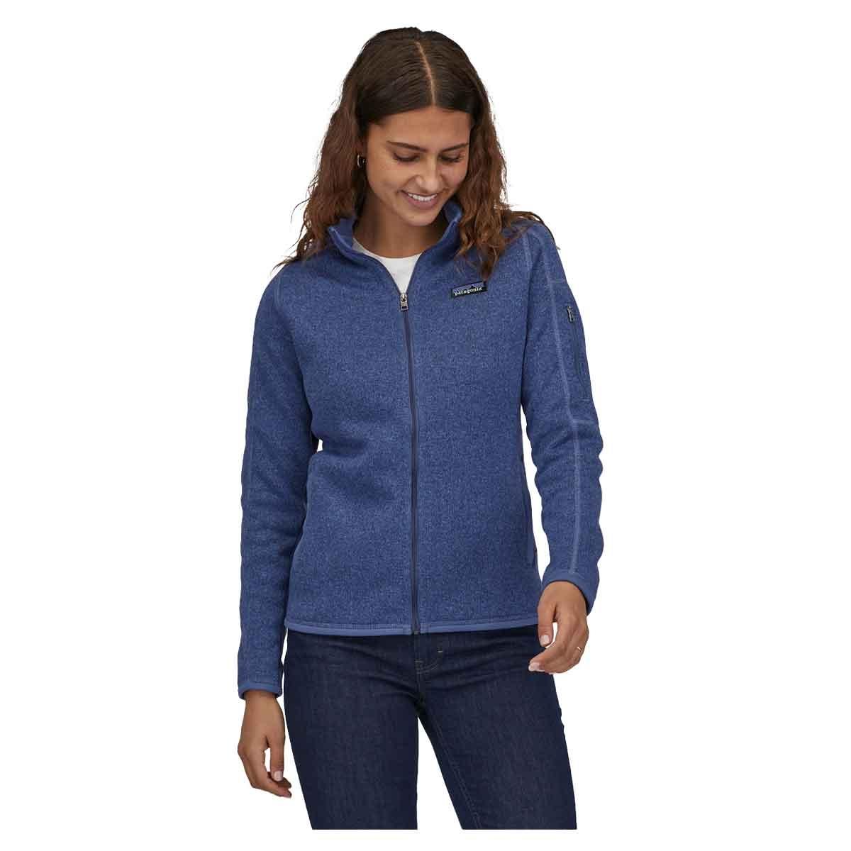 Pile Donna Better Sweater Jacket current blue Patagonia
