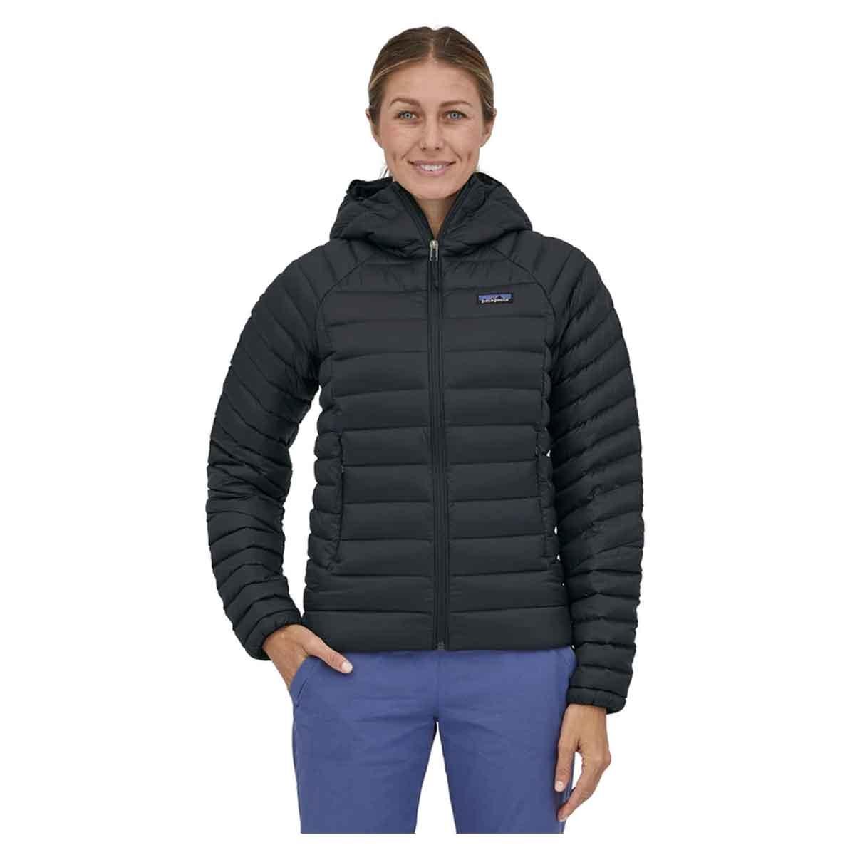 Giacca donna Down Sweater Hoody Black Patagonia