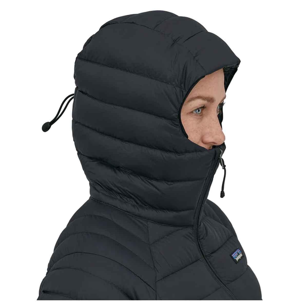 Giacca donna Down Sweater Hoody Black Patagonia