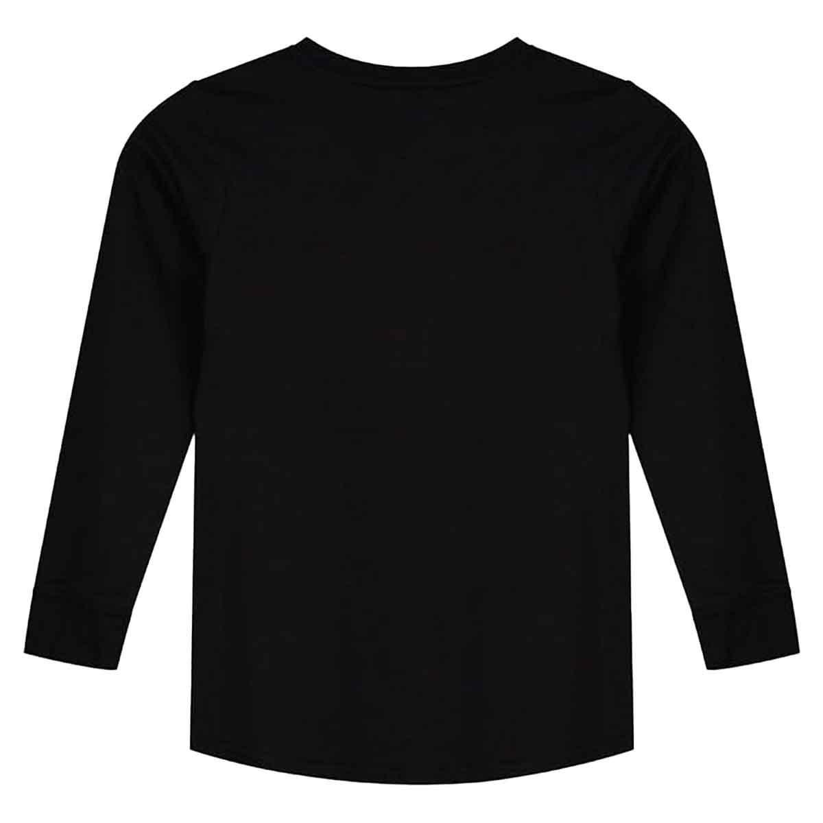 T-Shirt Maniche Lunghe Bambino Rainbow LS Youth Black Quiksilver