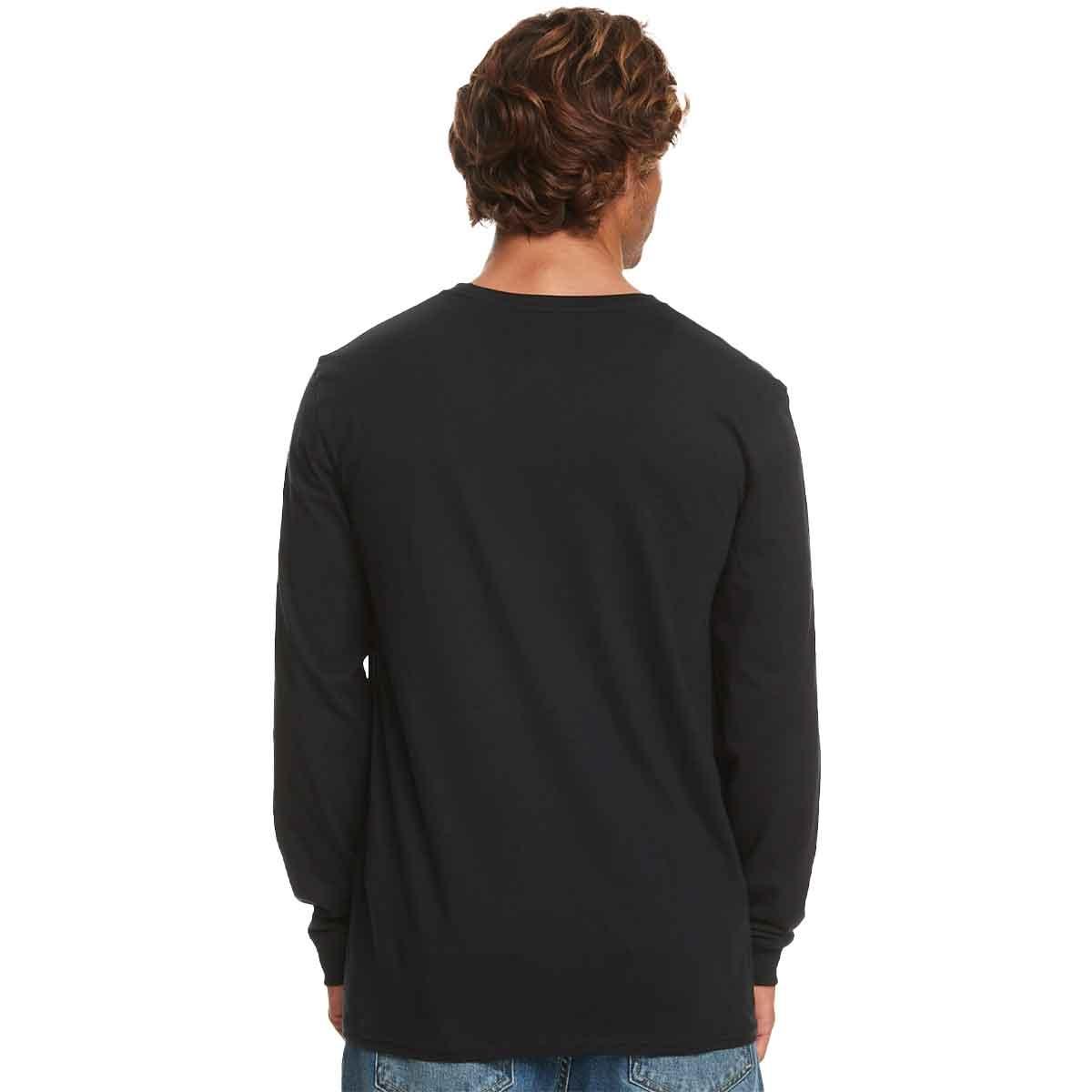 T-Shirt Maniche Lunghe Uomo Rainbow LS Black Quiksilver