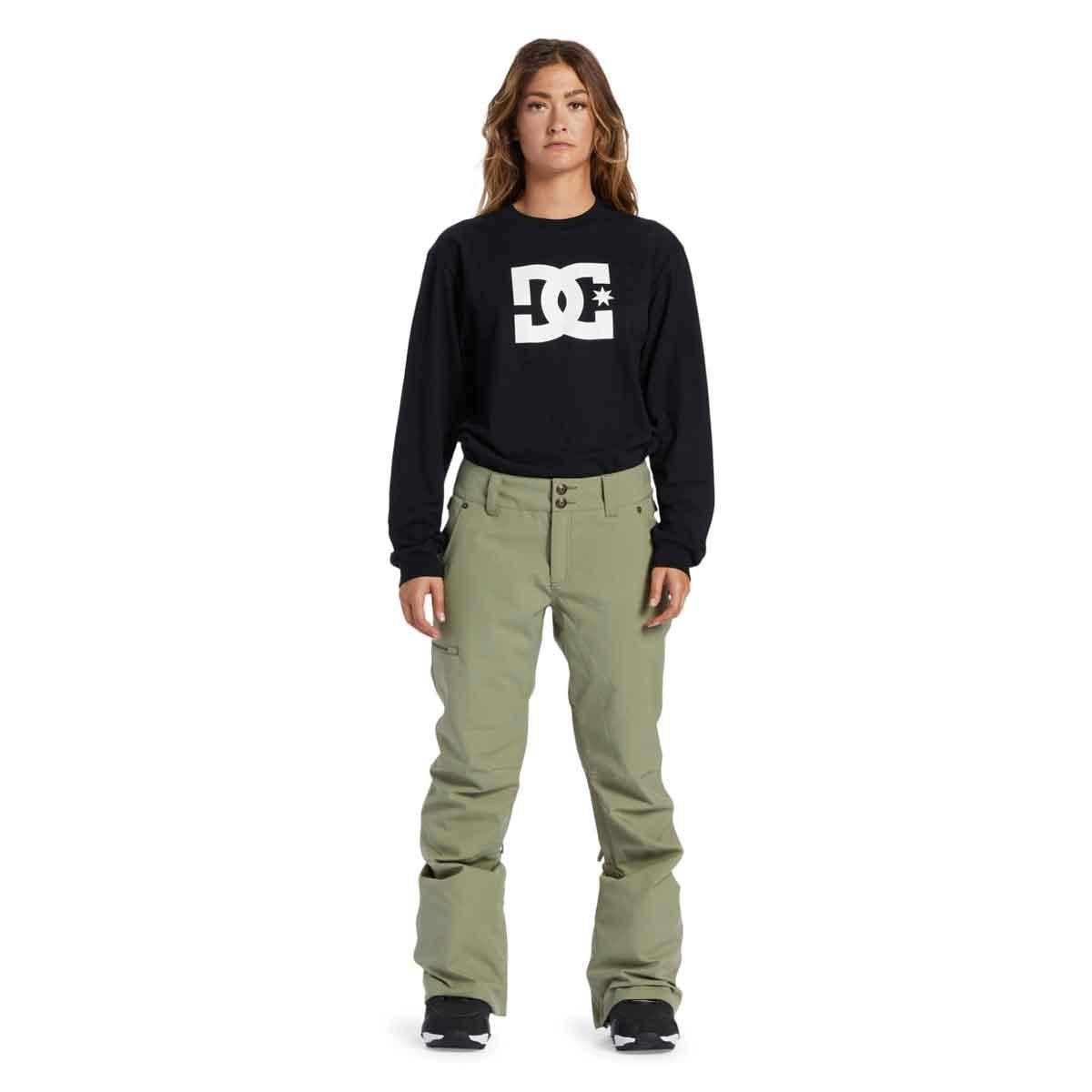 Pantaloni Snowboard Donna Viva Oil Green DC