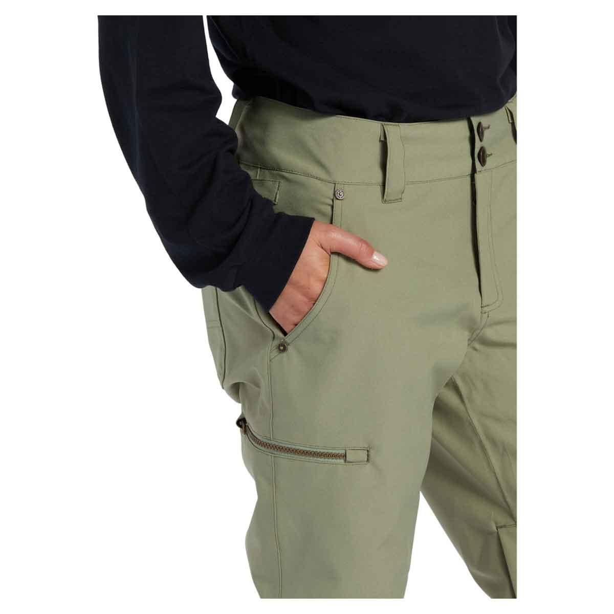 Pantaloni Snowboard Donna Viva Oil Green DC