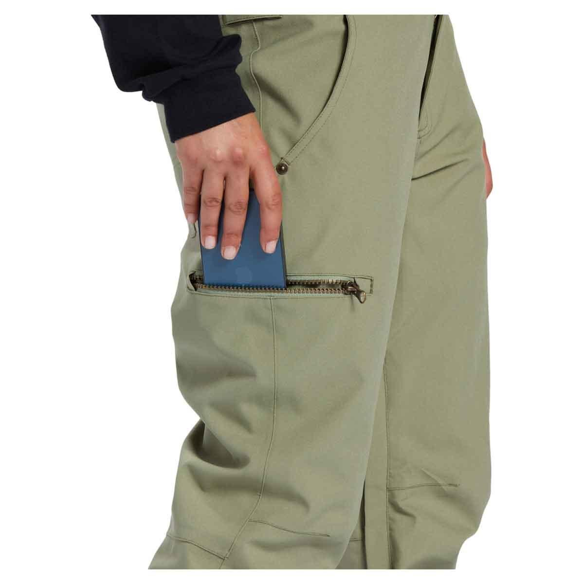 Pantaloni Snowboard Donna Viva Oil Green DC
