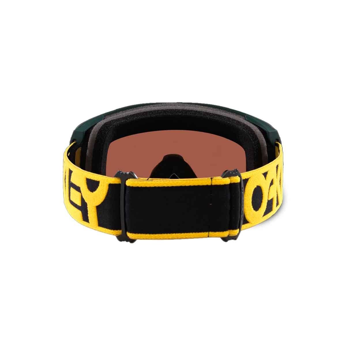Maschera Snowboard unisex LINE MINER M PRIZM BLACK IRID Black Gold Oakley