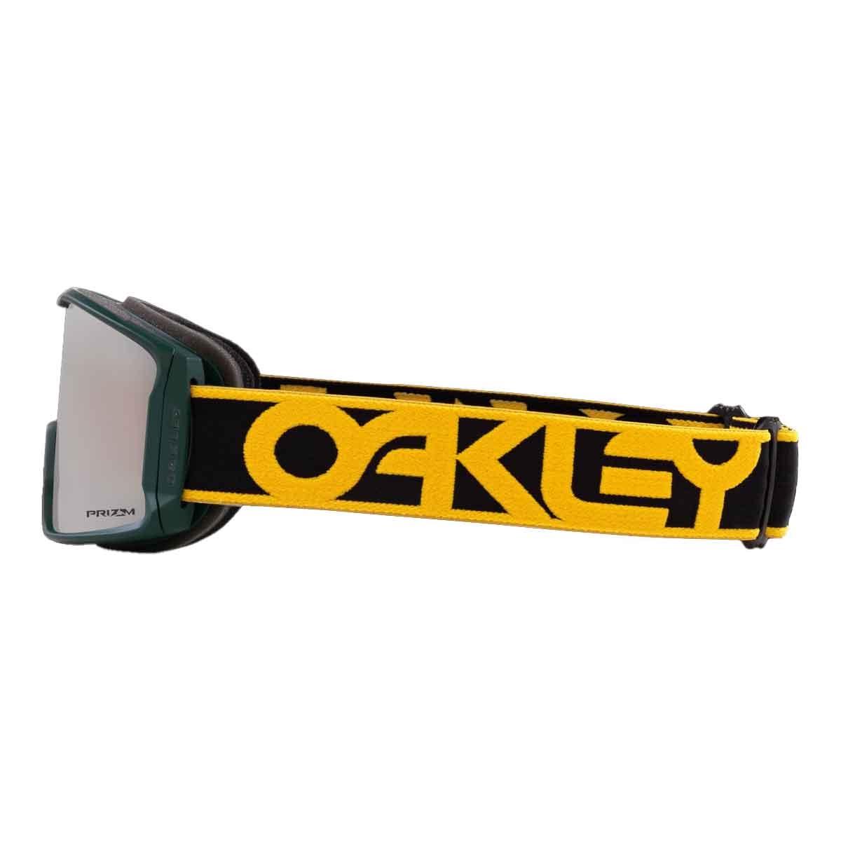 Maschera Snowboard unisex LINE MINER M PRIZM BLACK IRID Black Gold Oakley
