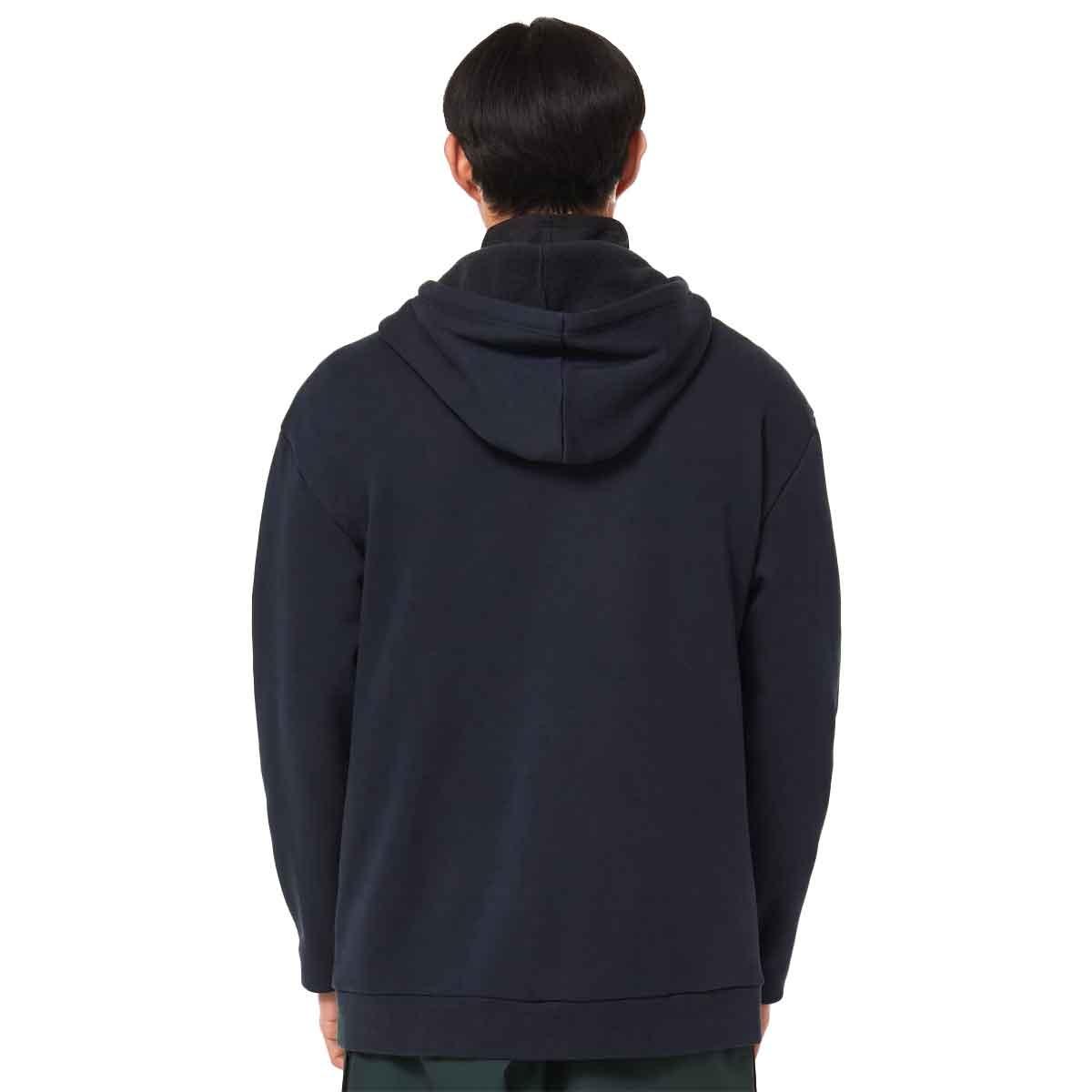 Felpa Snowboard Uomo Rider Long 2.0 Hoodie Black/White Oakley