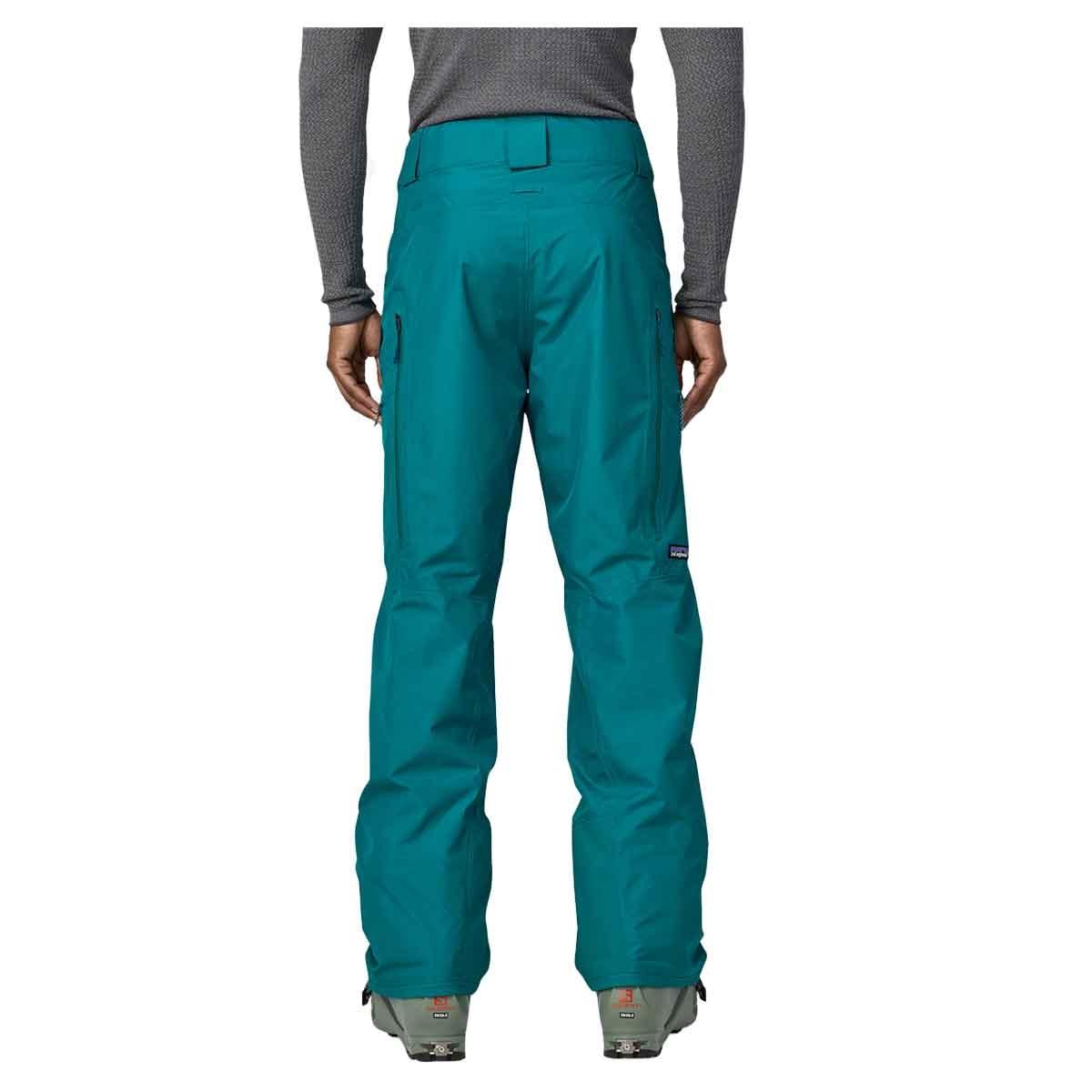 Pantaloni Snowboard Uomo Powder Town Belay Blue Patagonia