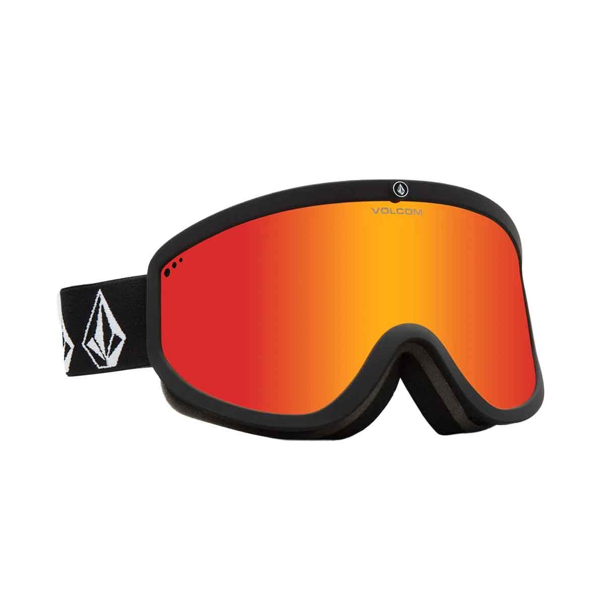 Maschera Snowboard Footprints Maschera Red Chrome Matte Black Stone Volcom