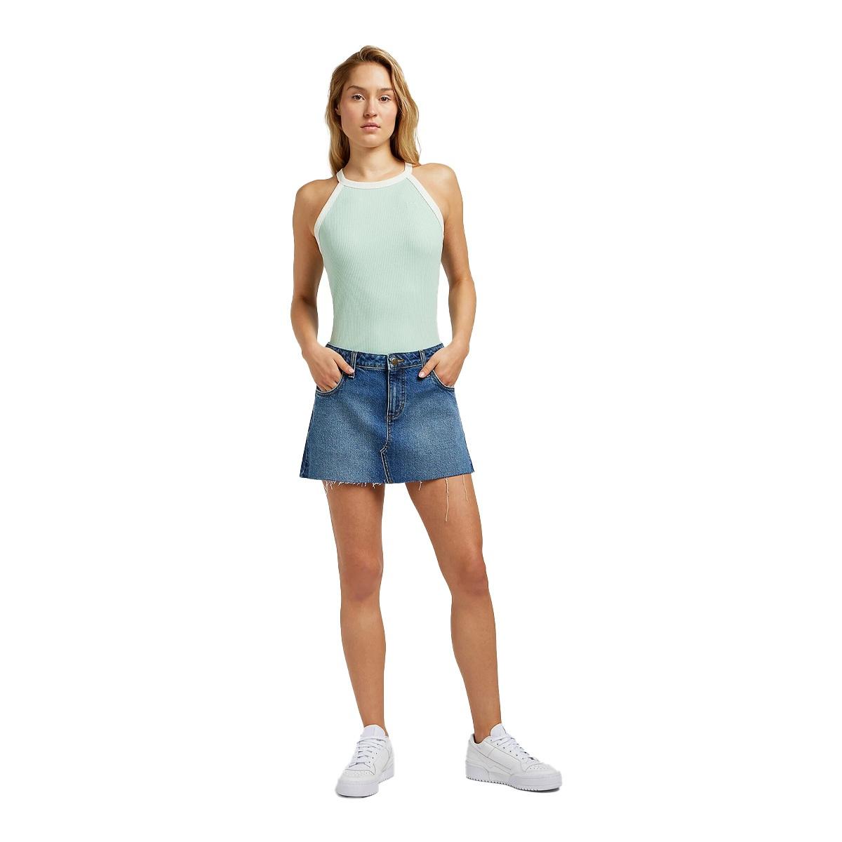 Top Cropped Halter Lee