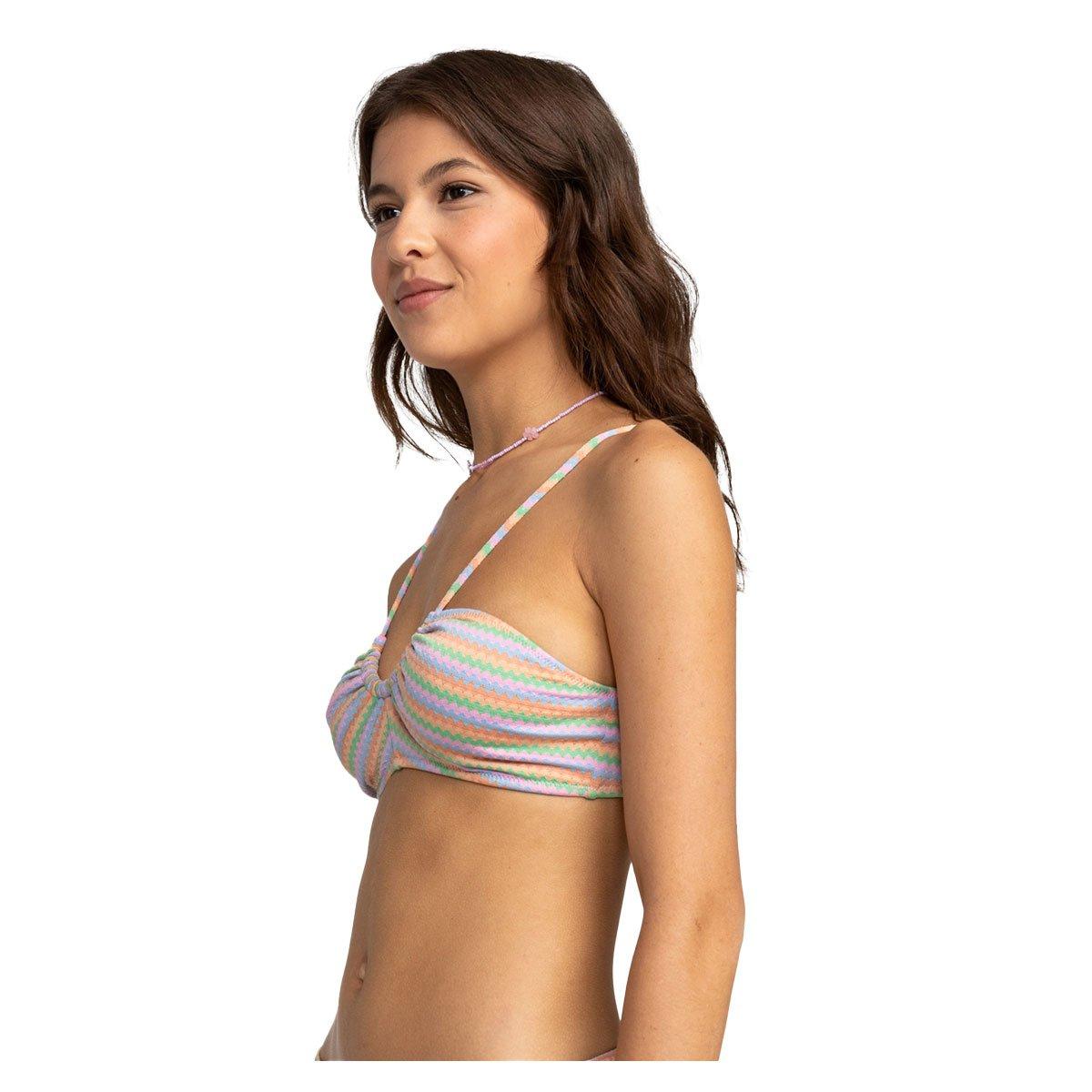 Bikini Wavy Stripe Bralette Roxy