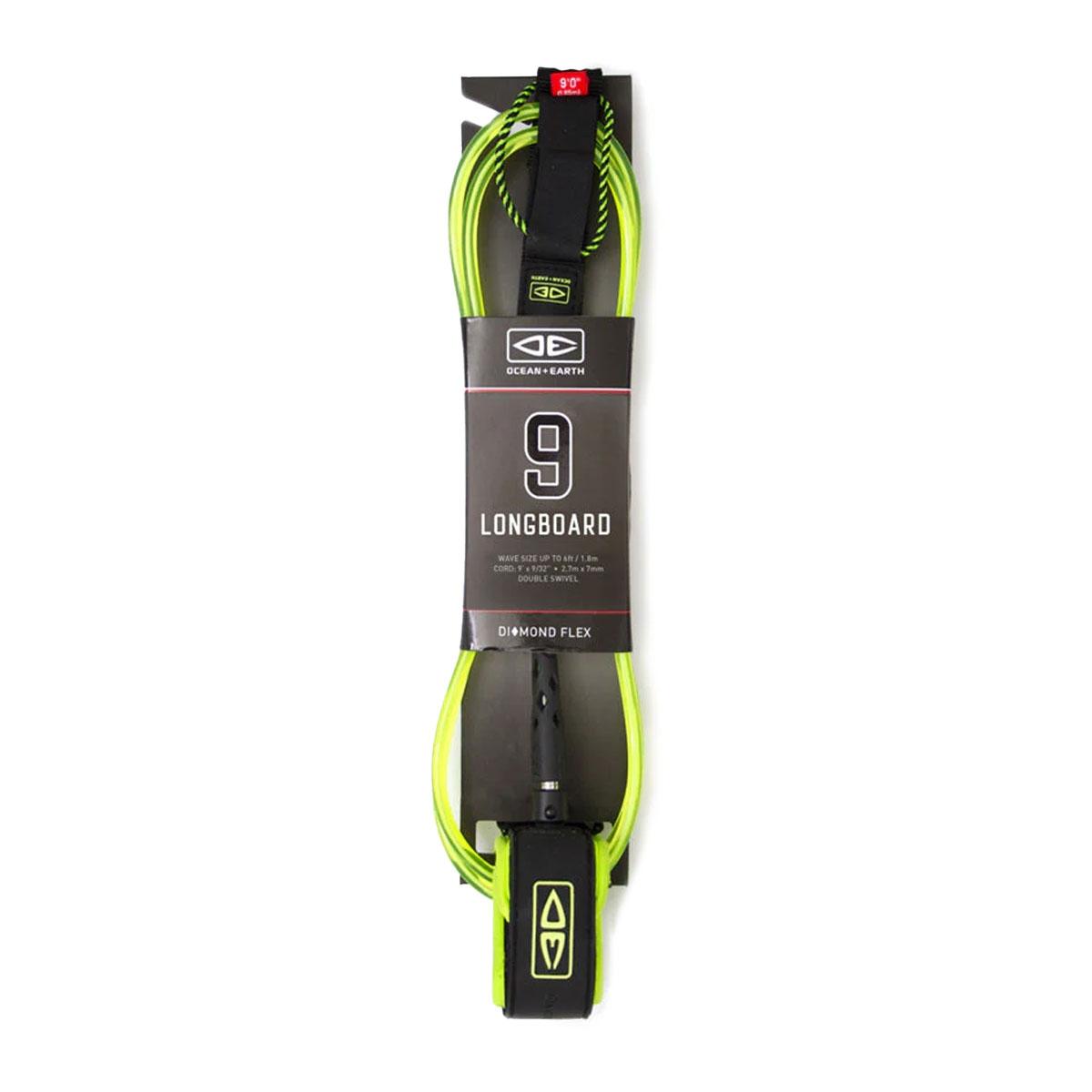 Leash Diamond Flex Ankle 9.0 Ocean Earth
