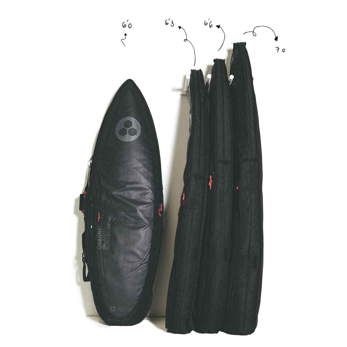 Single/Double Traveler Shortboardbag 6.6 Channel Islands