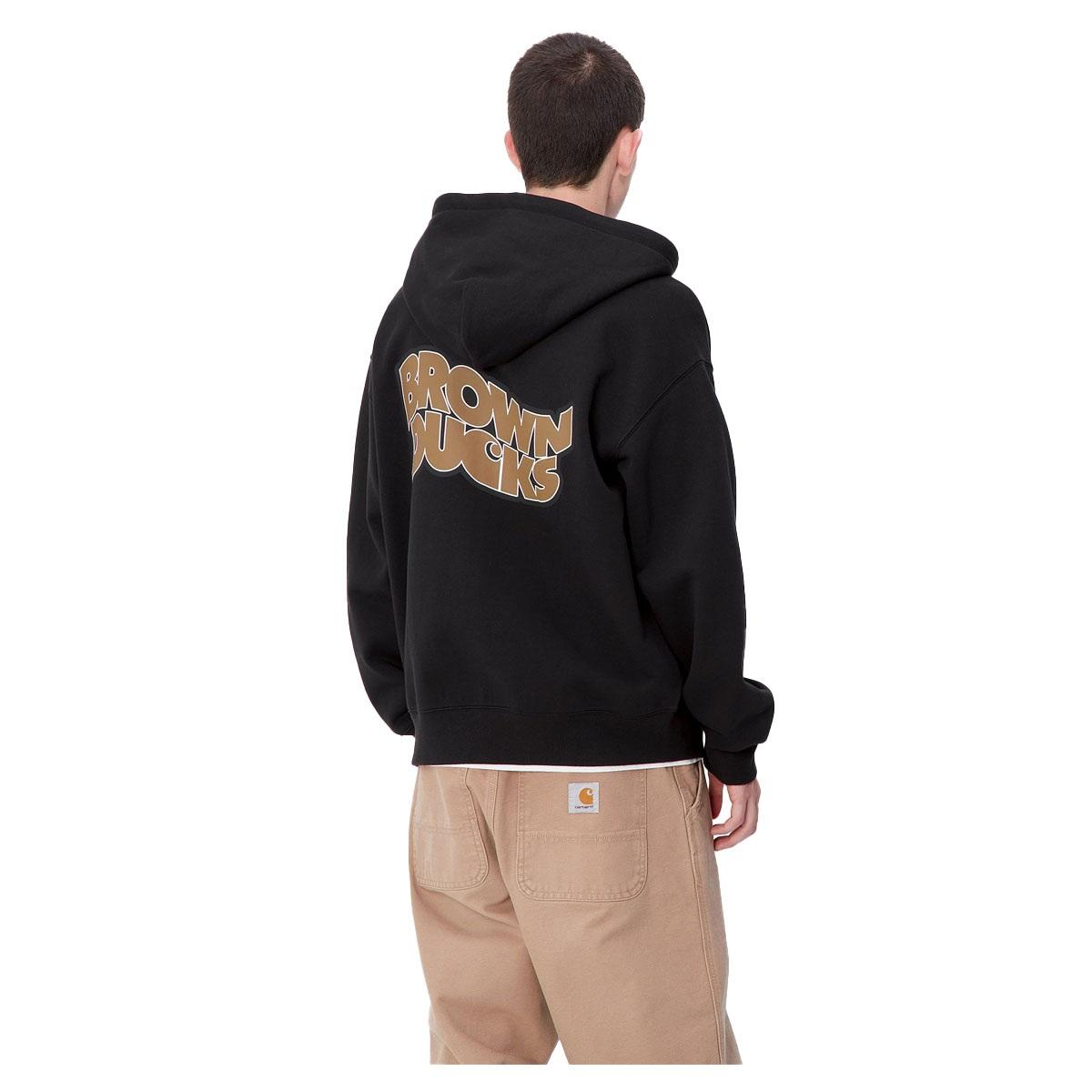 Hooded Brown Ducks Sweat Carhartt Wip