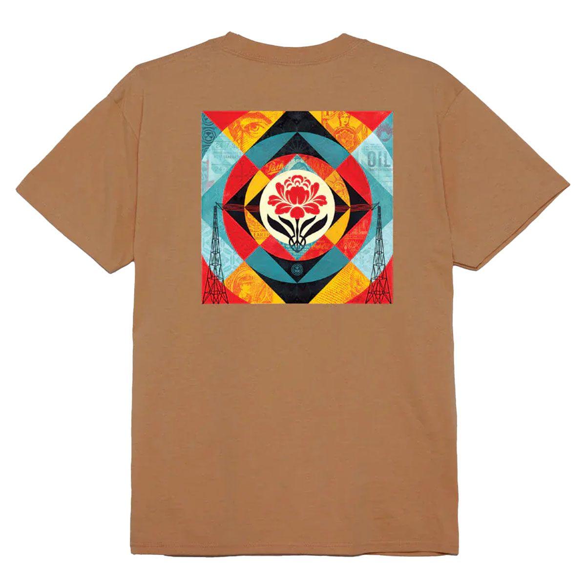 T-shirt Geometric Power Canvas Obey