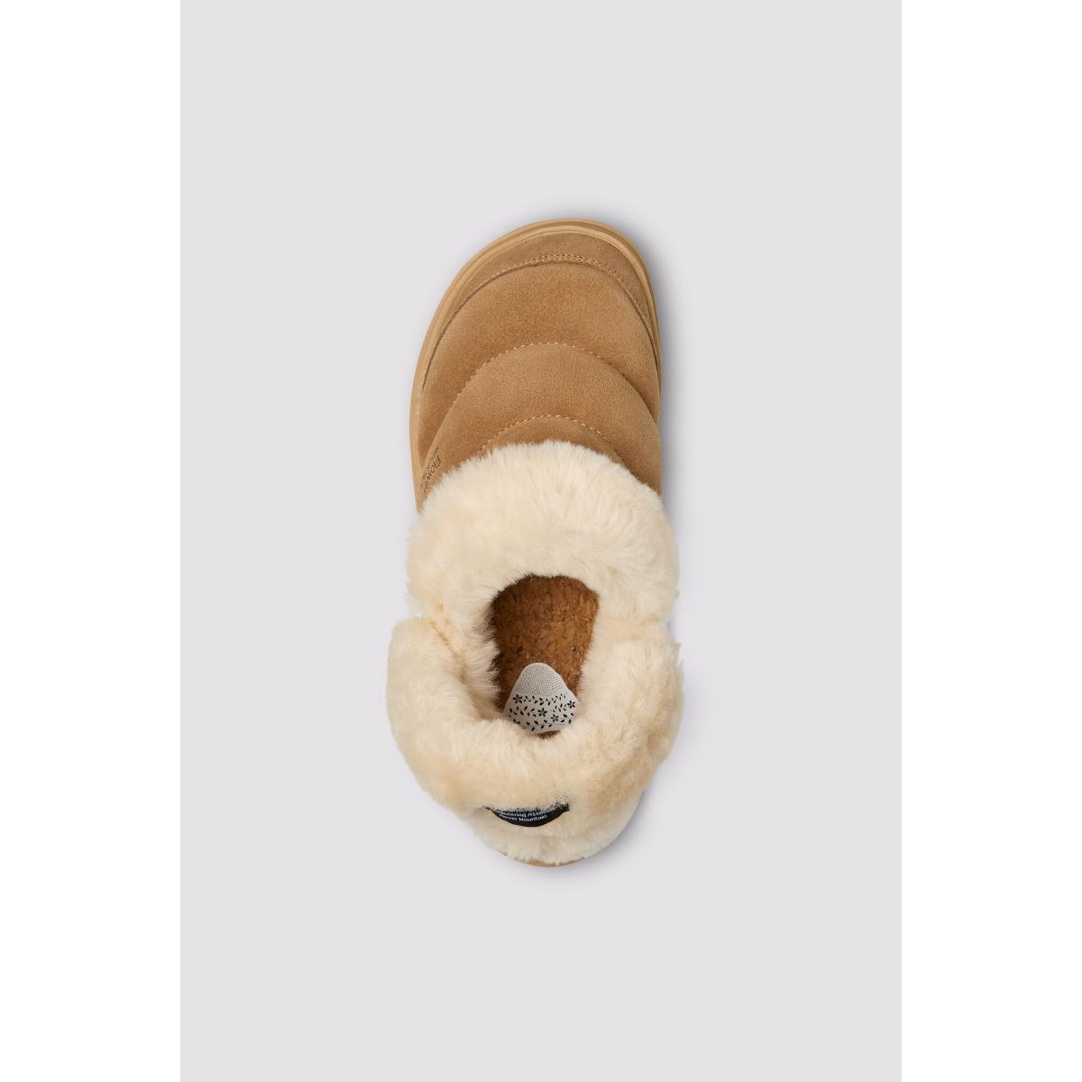 Fami Slipper Brown Flower Mountain