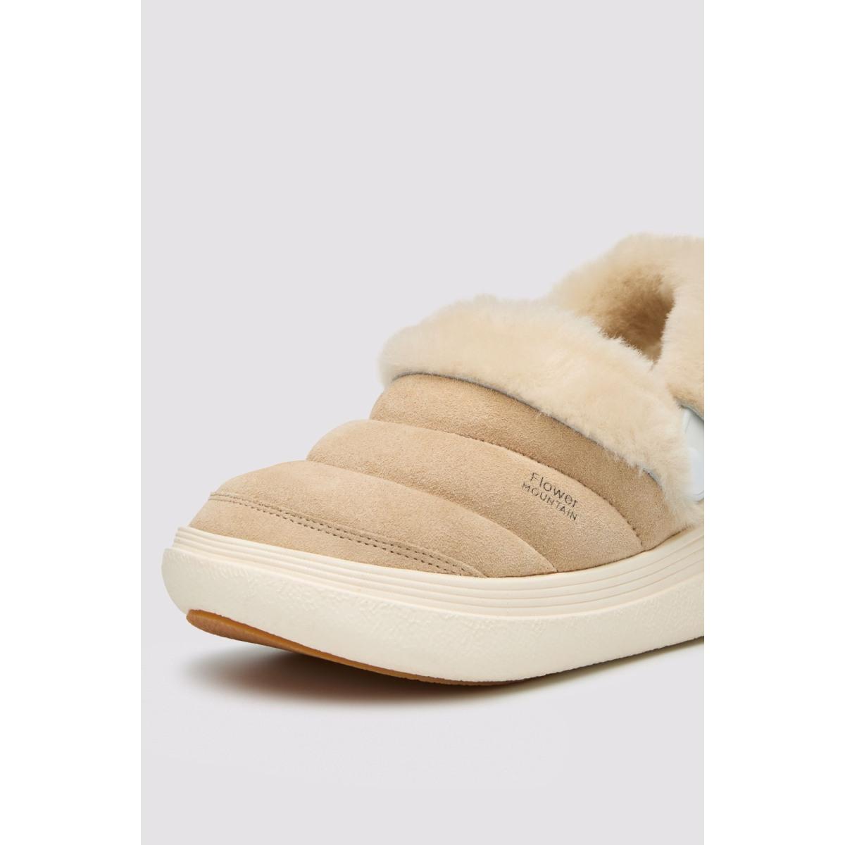 Fami Slipper Beige Flower Mountain