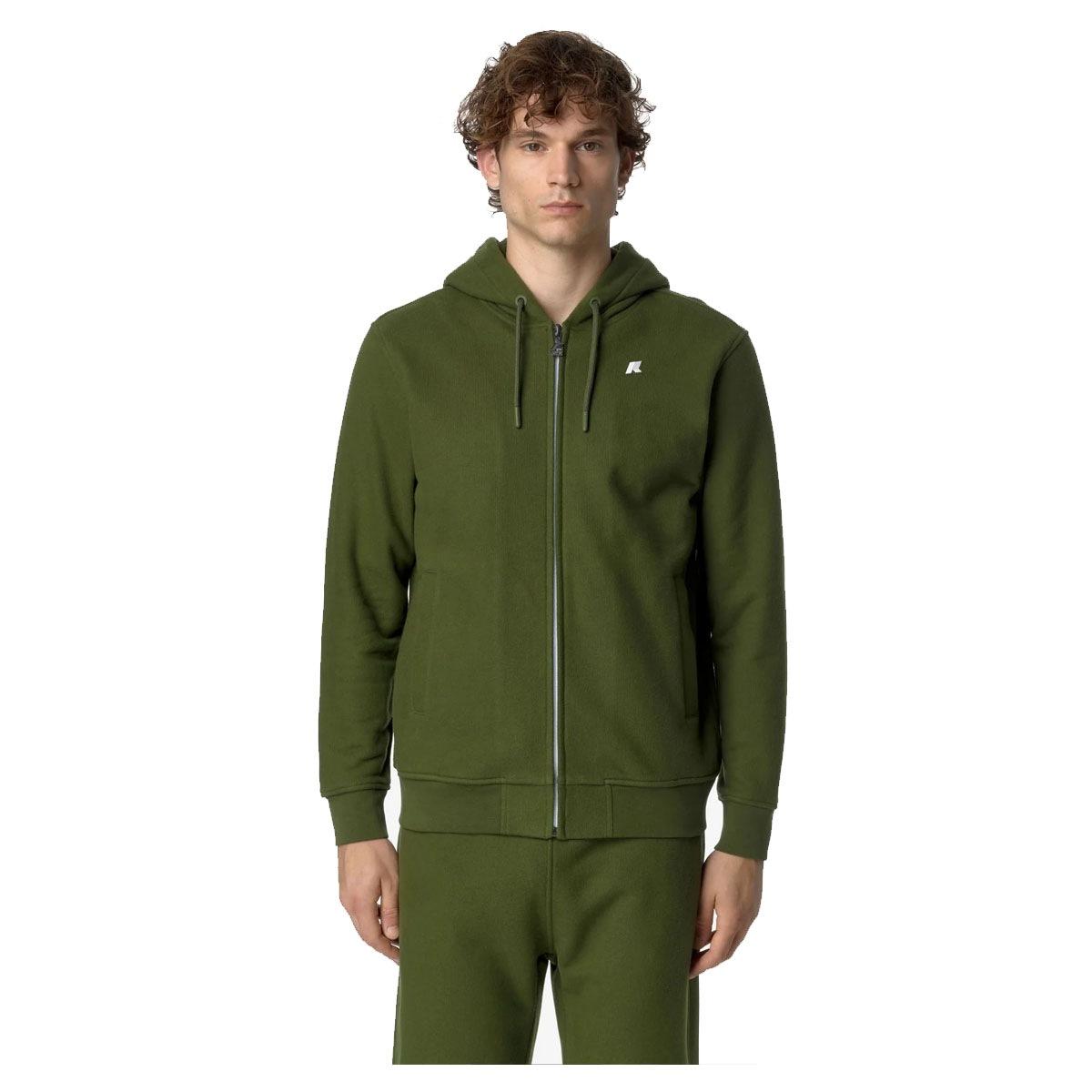 Anthony Heavy Fleece Green Cypress Kway