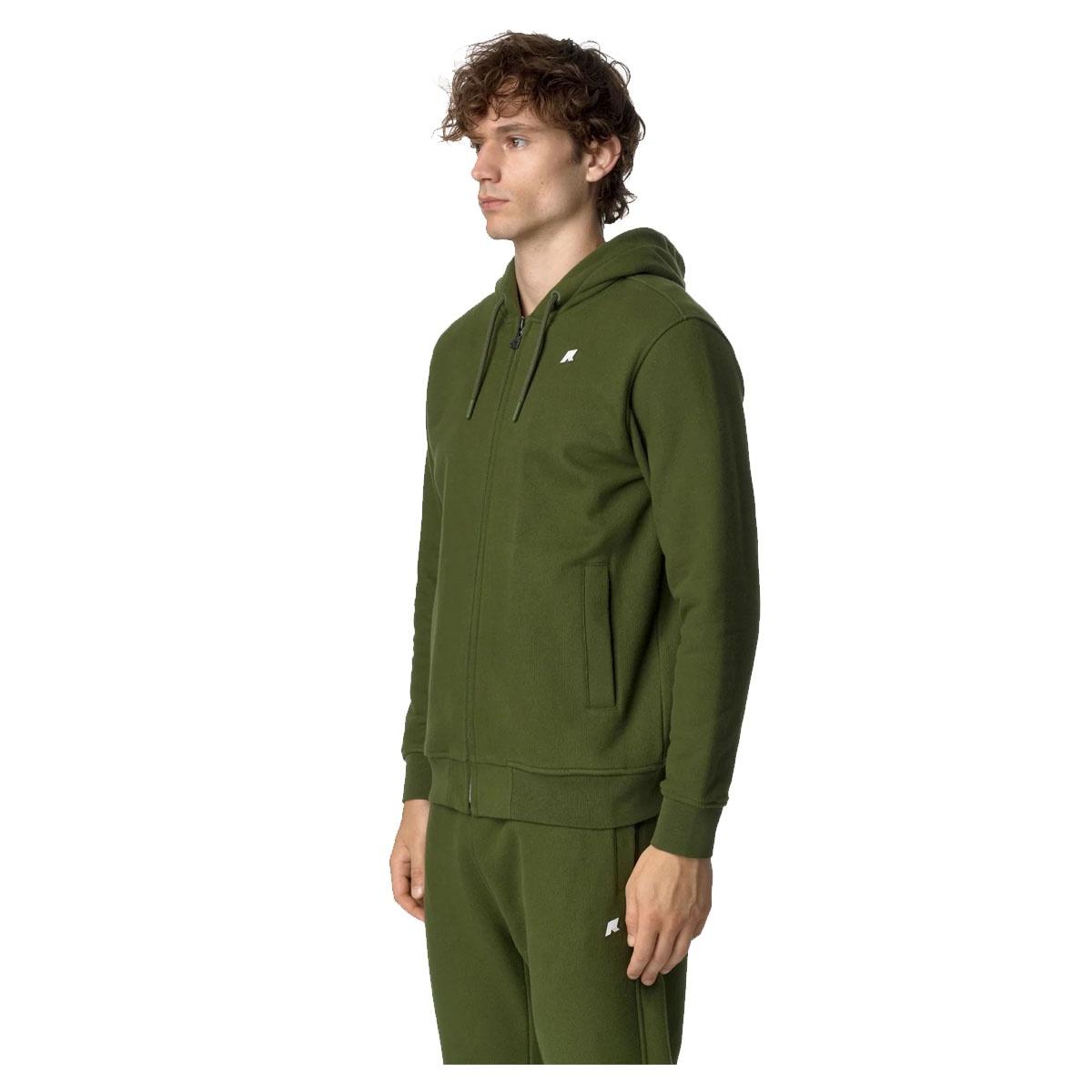 Anthony Heavy Fleece Green Cypress Kway
