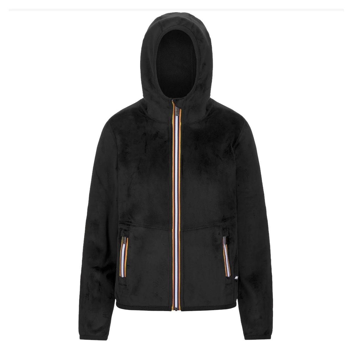 Lily Velour Polar Reversible Black Kway