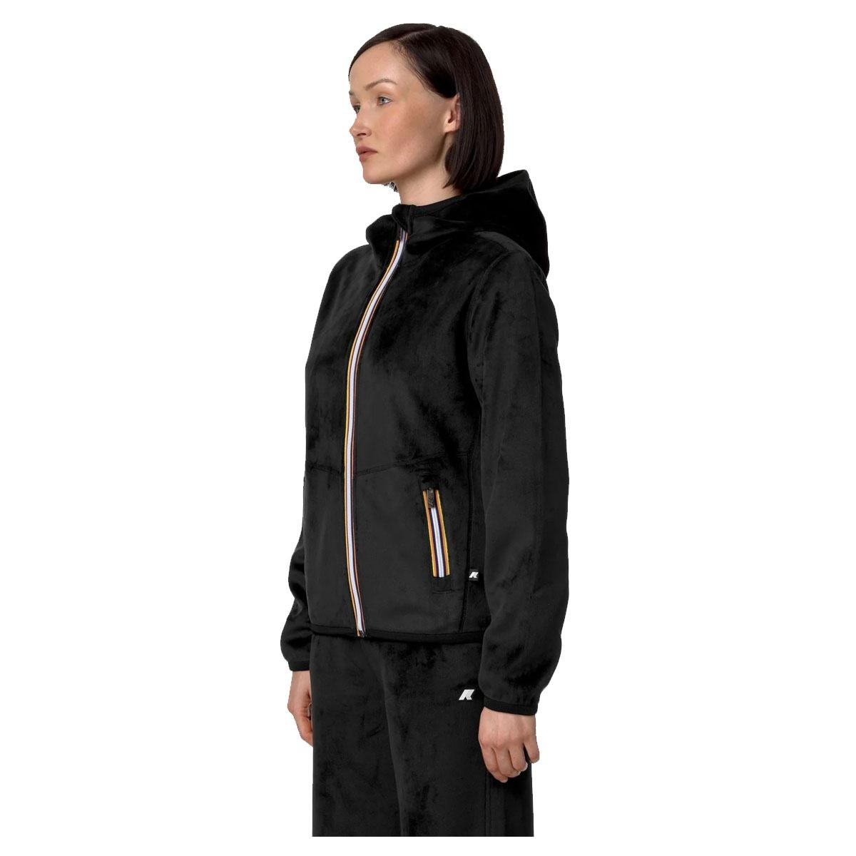 Lily Velour Polar Reversible Black Kway