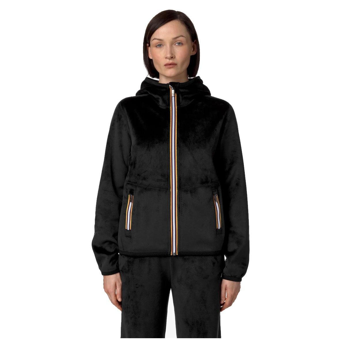 Lily Velour Polar Reversible Black Kway