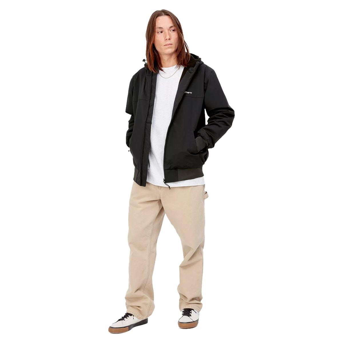 Hooded Sail Jacket Black Carhartt Wip
