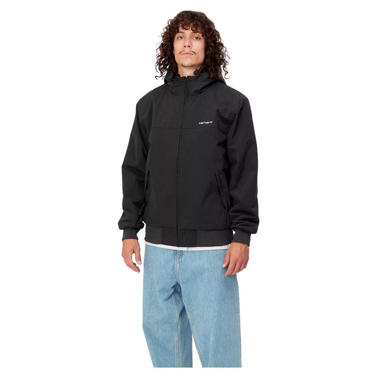 Hooded Sail Jacket Black Carhartt Wip