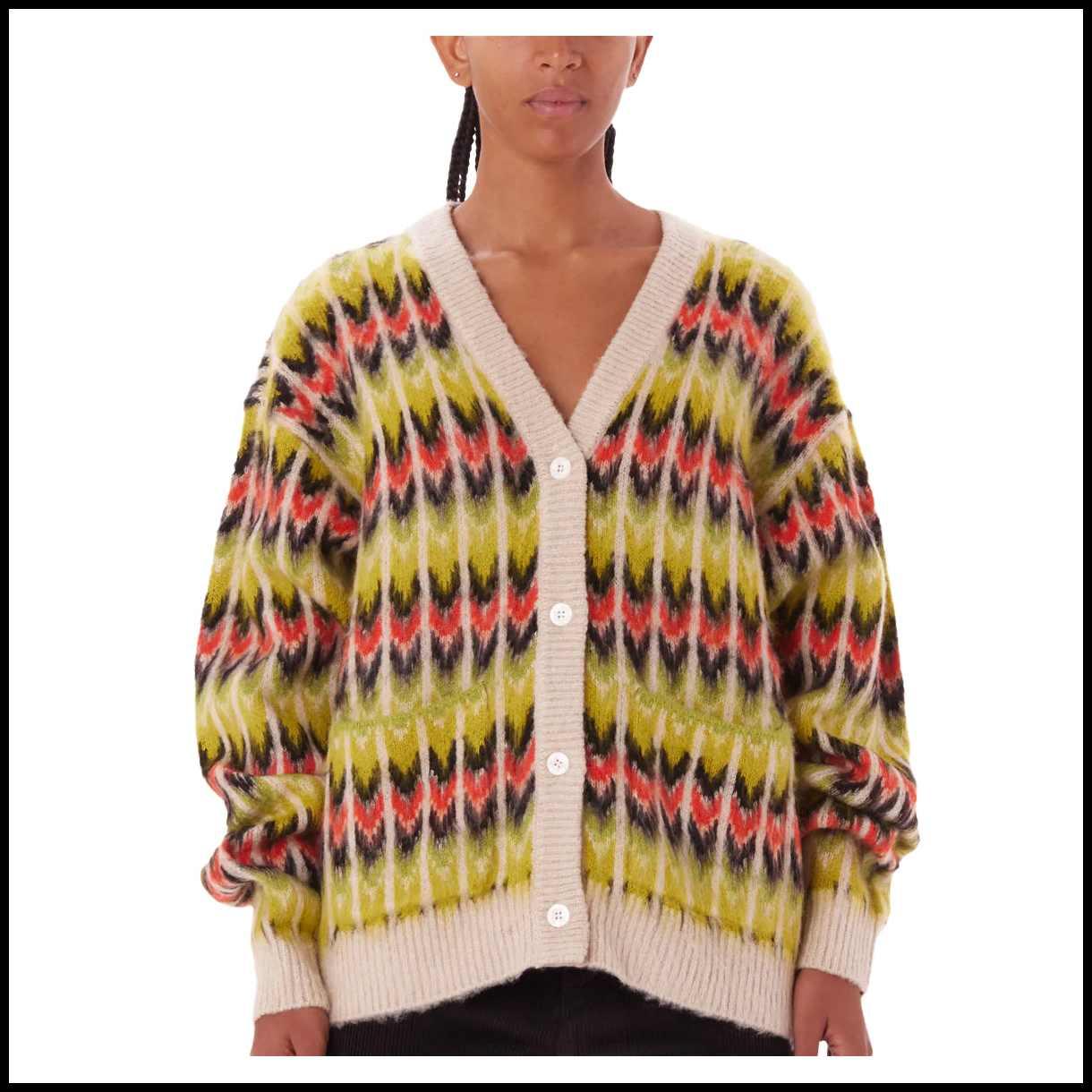 Granny Cardigan Multicolor Obey
