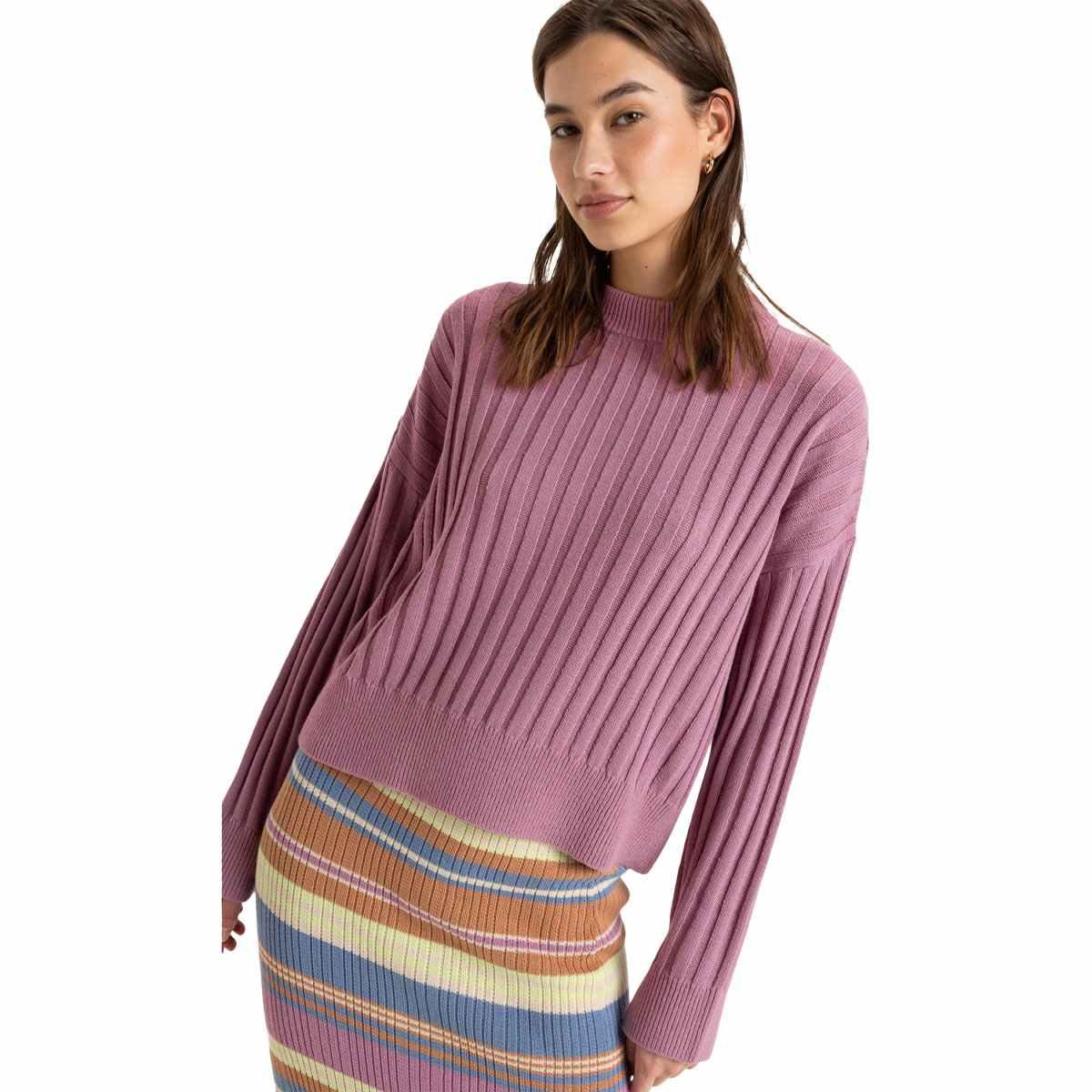 Sweater Exploring Diary Mauve Orchid Roxy