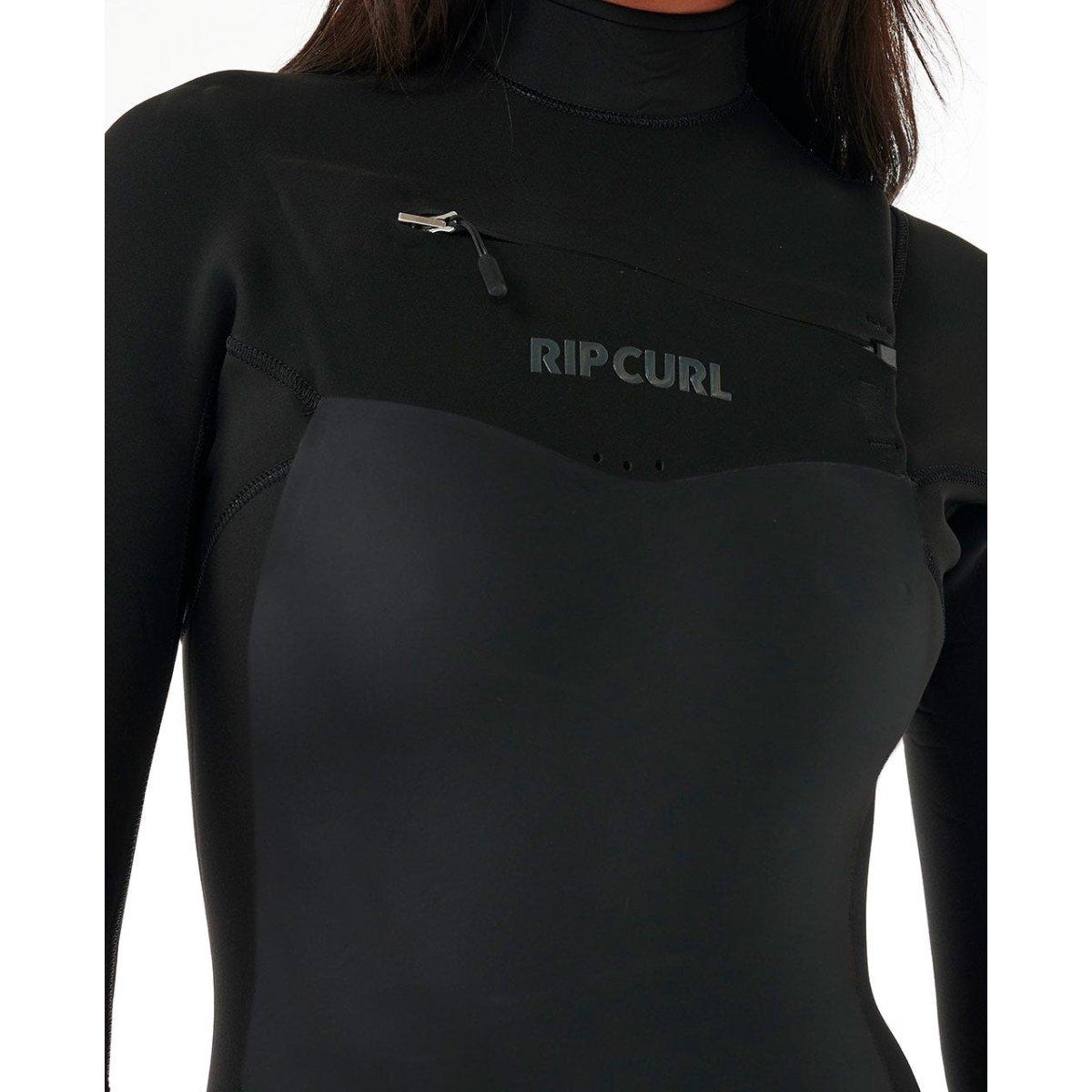 Dawn Patrol 5/3 Chest Zip GB Nero Rip Curl