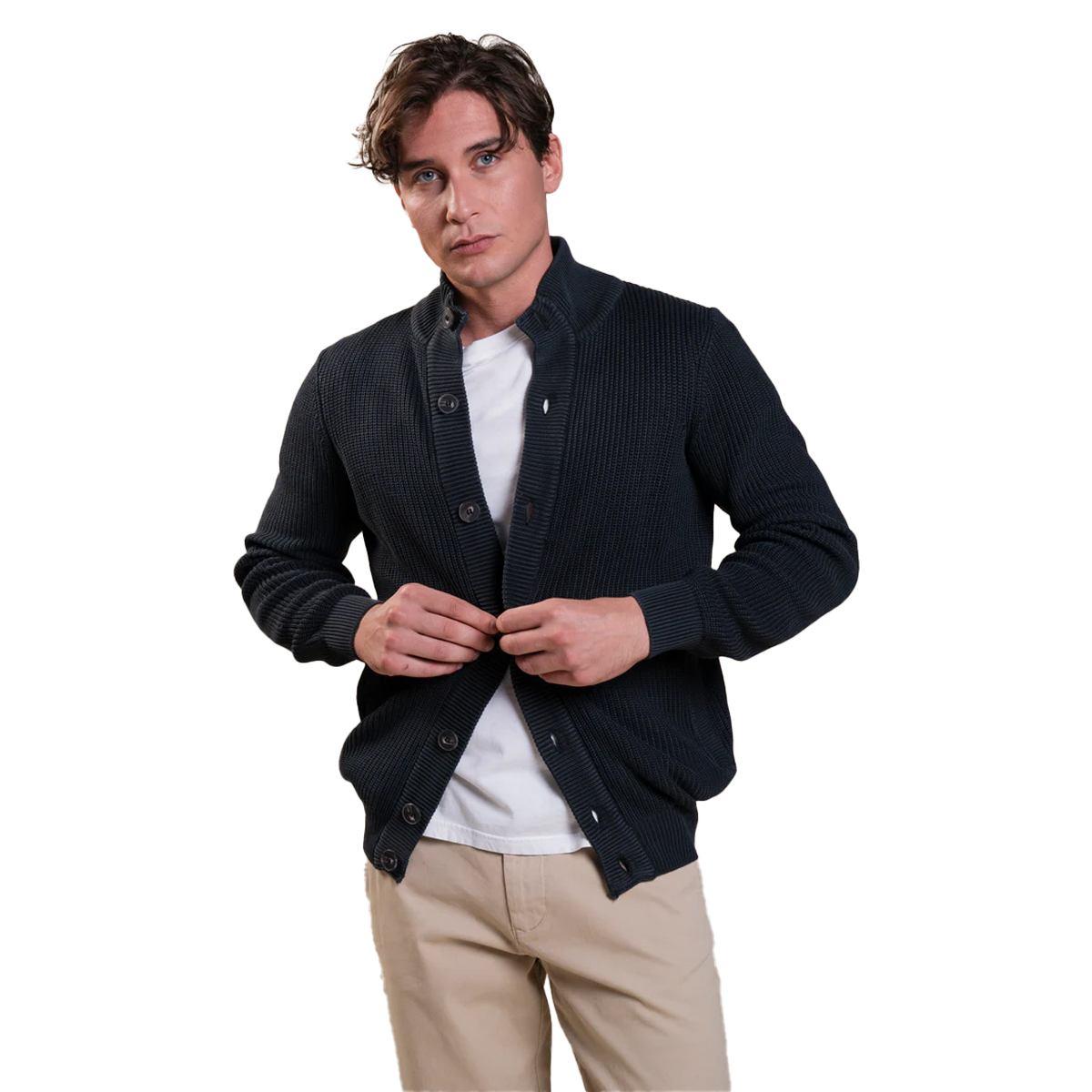 Frank BTN Navy Ecru Impure