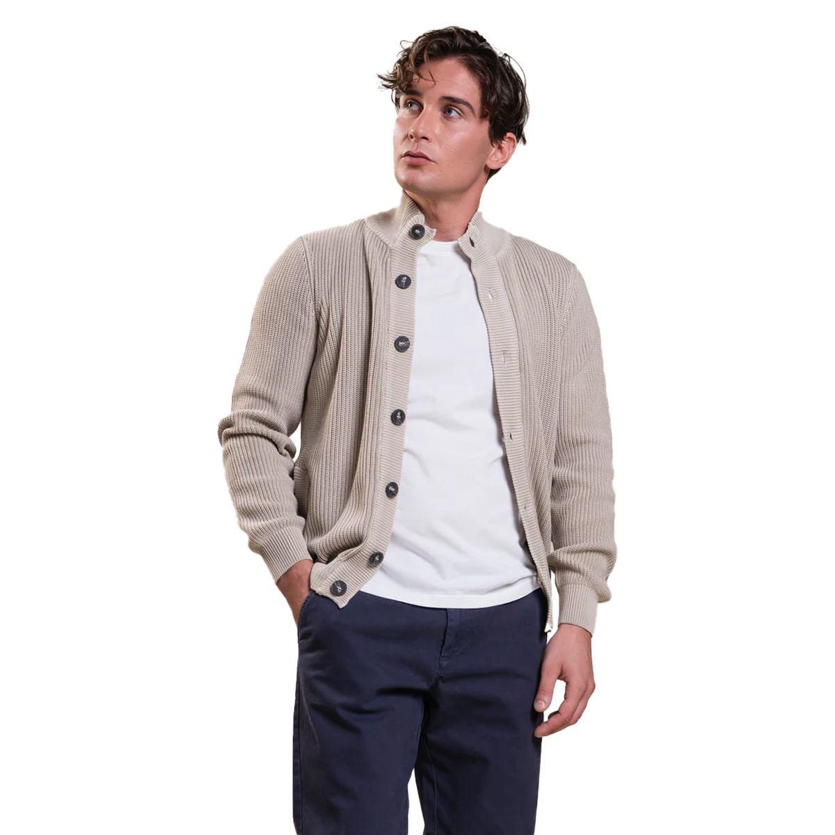 Frank BTN Navy Ecru Impure