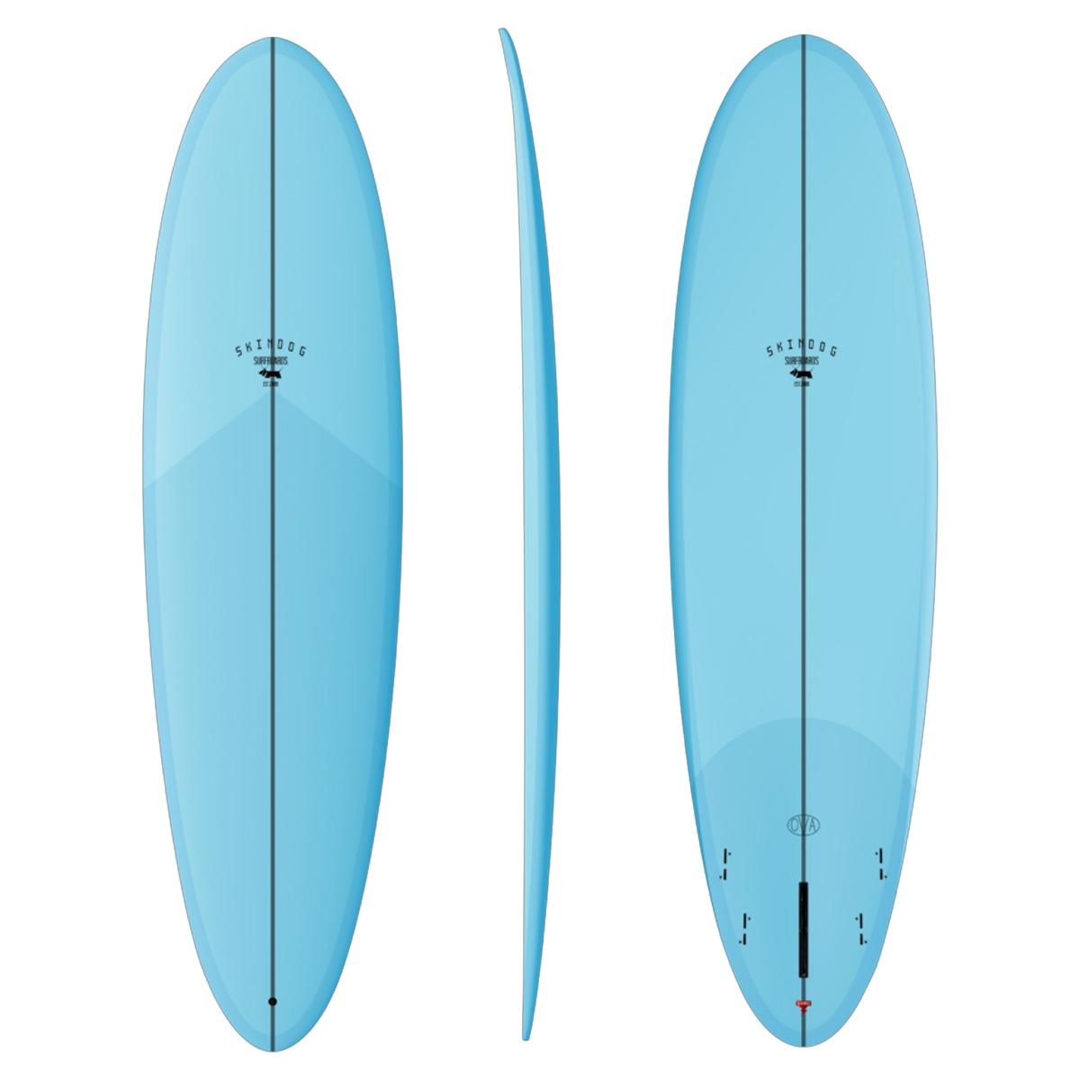 Ova Thunderbolt Surf Red 7.6 Skindog Surfboards