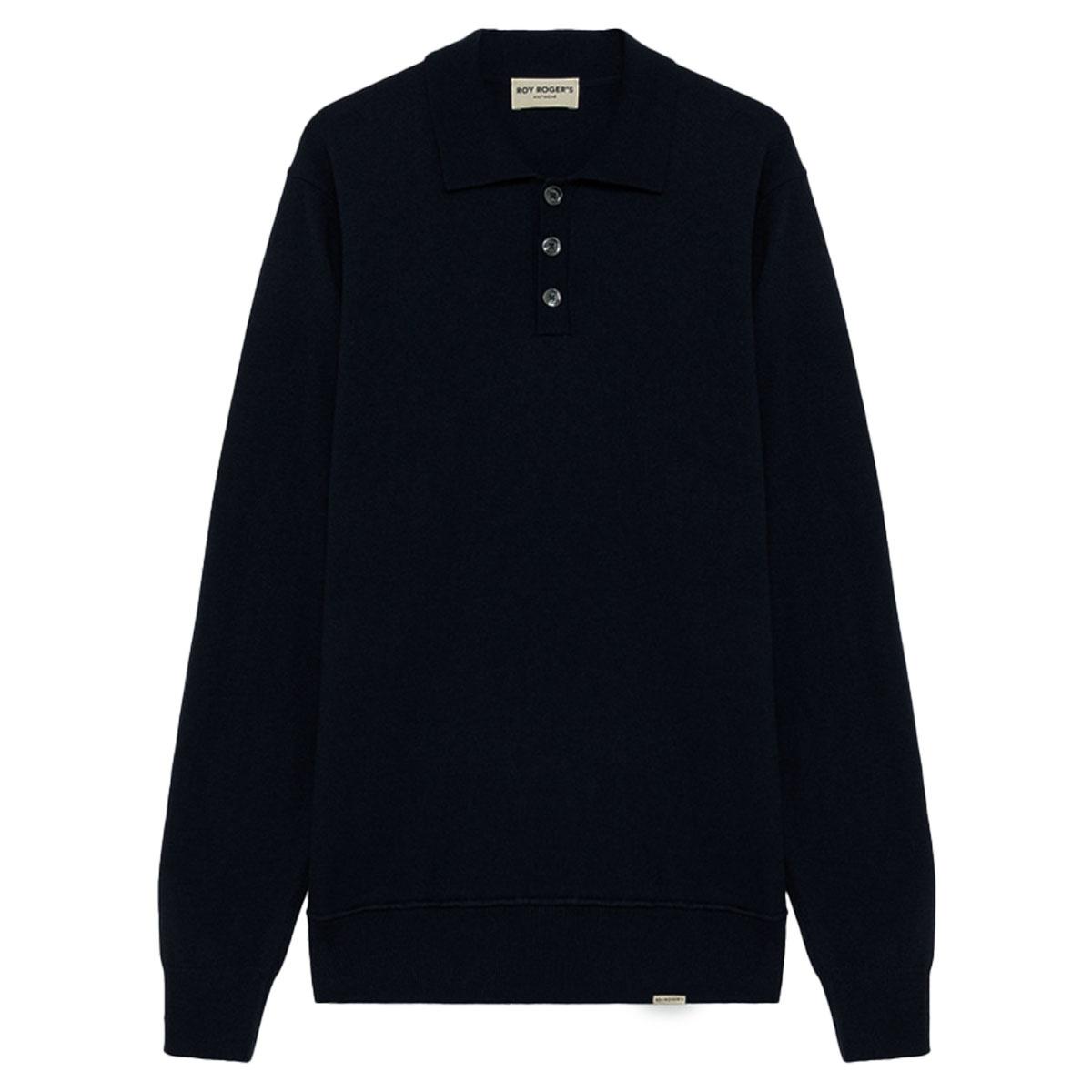 Bold Plain Wool Polo Roy Roger's