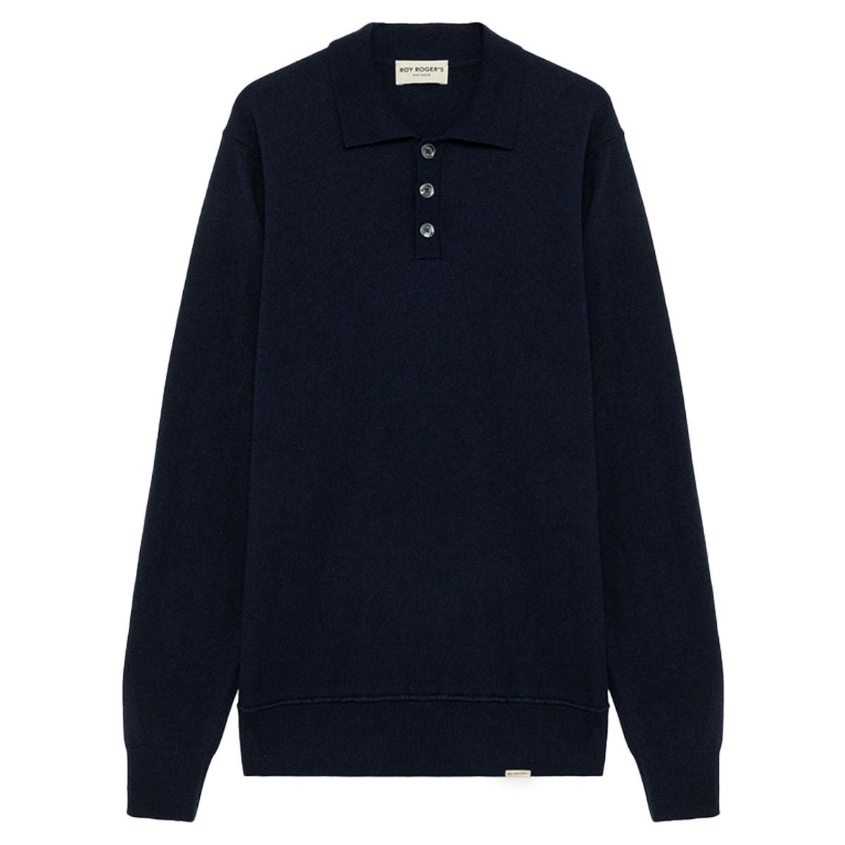 Bold Plain Wool Polo Roy Roger's