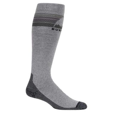 M emblem midweight sock gray heather