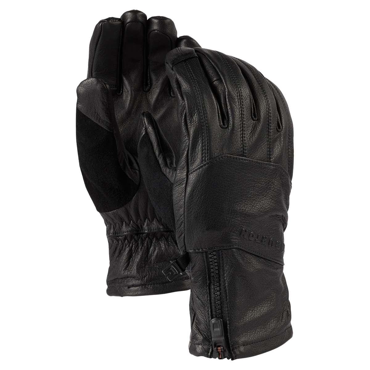 M ak tech glove leather true black