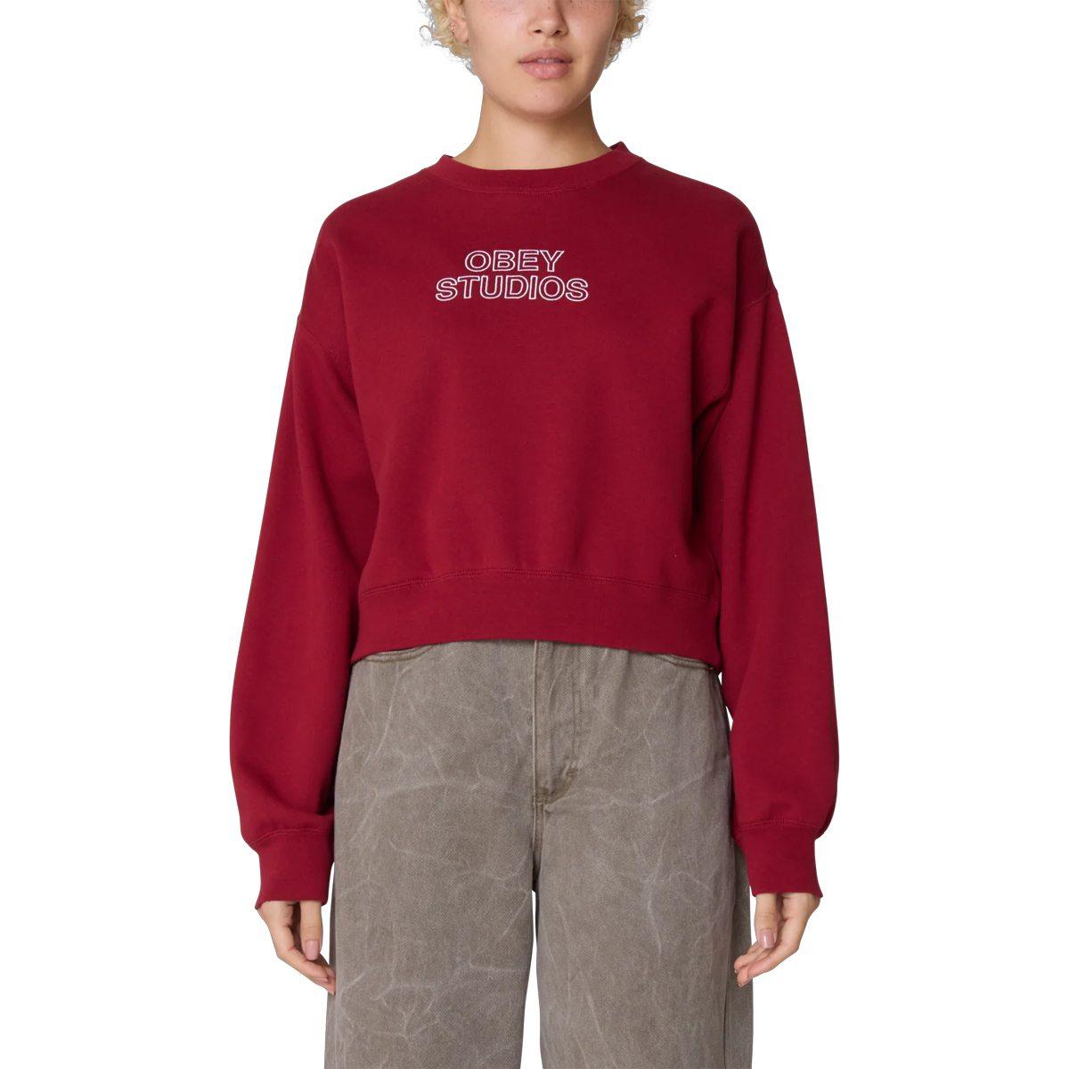 Studio Cropped Crewneck Obey