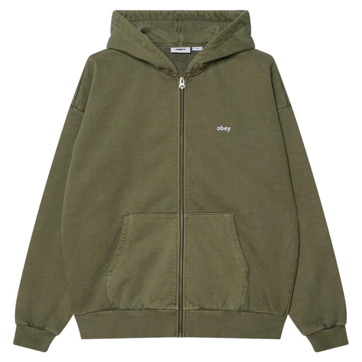 Lowercase Pigment Zip Hood Obey