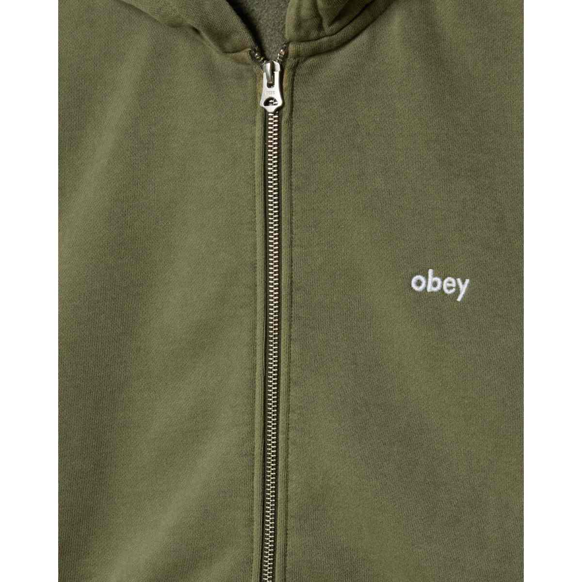 Lowercase Pigment Zip Hood Obey