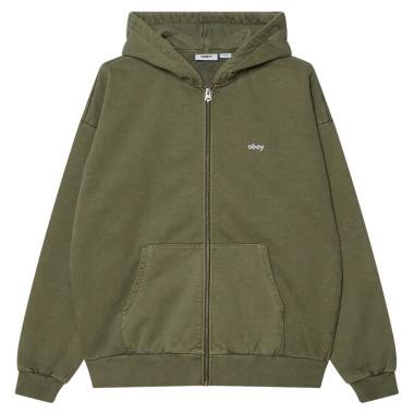 Lowercase Pigment Zip Hood Obey