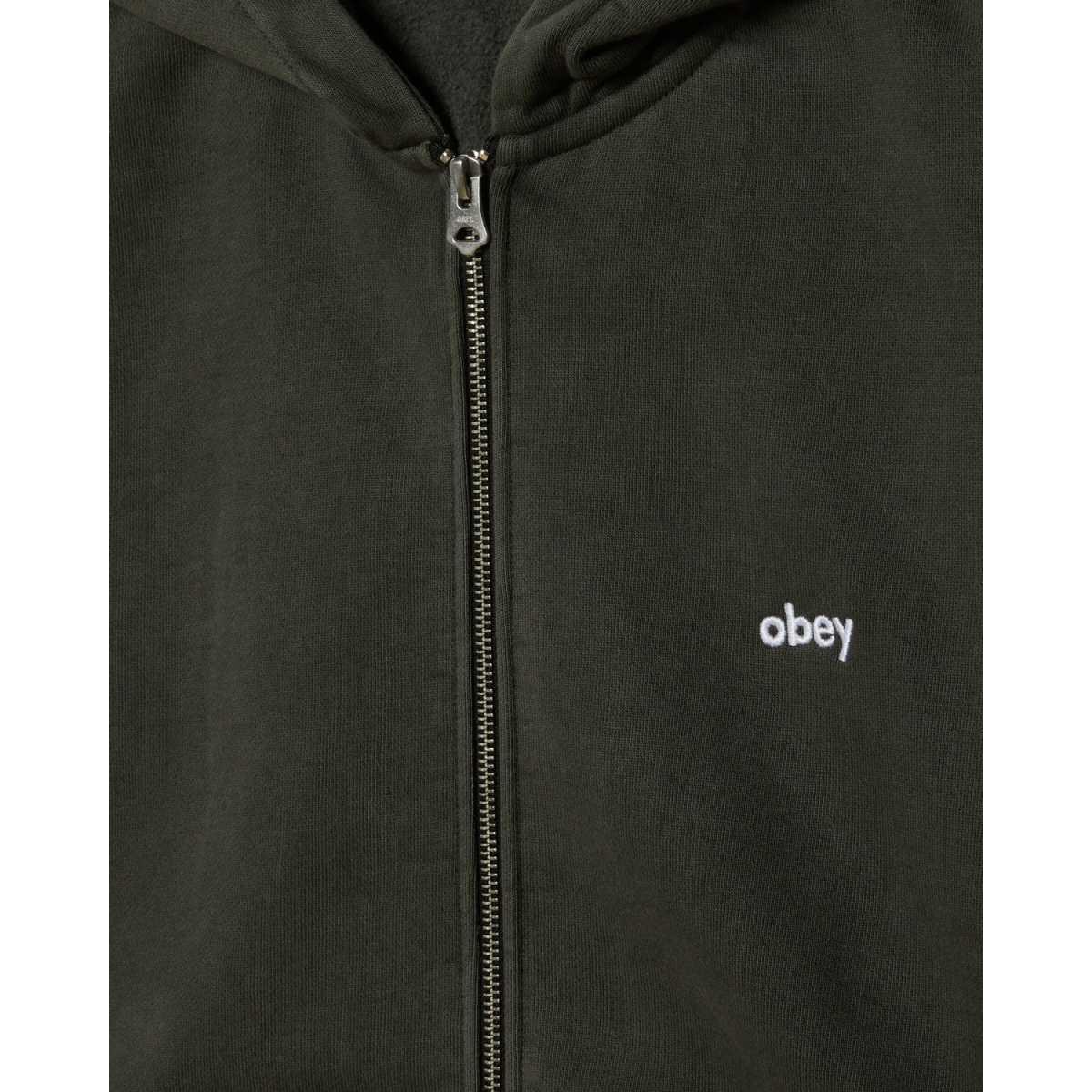 Lowercase Pigment Zip Hood Obey