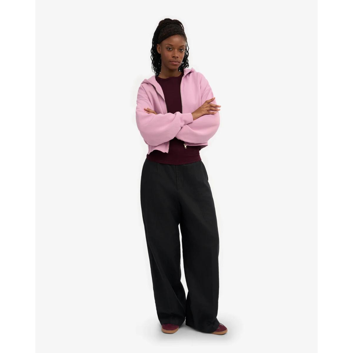Organic Crop Zip Hood Colorful Standard